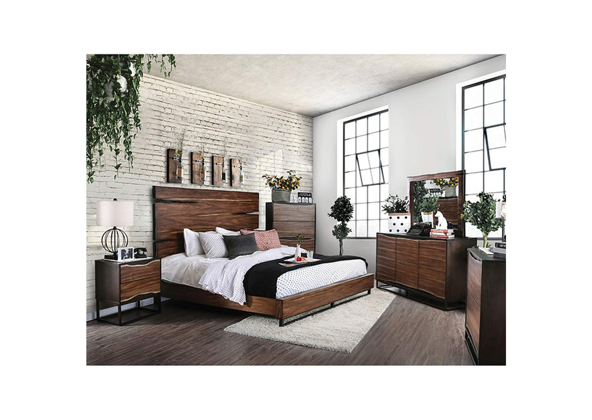 Fulton Cal.King Bed,Furniture of America