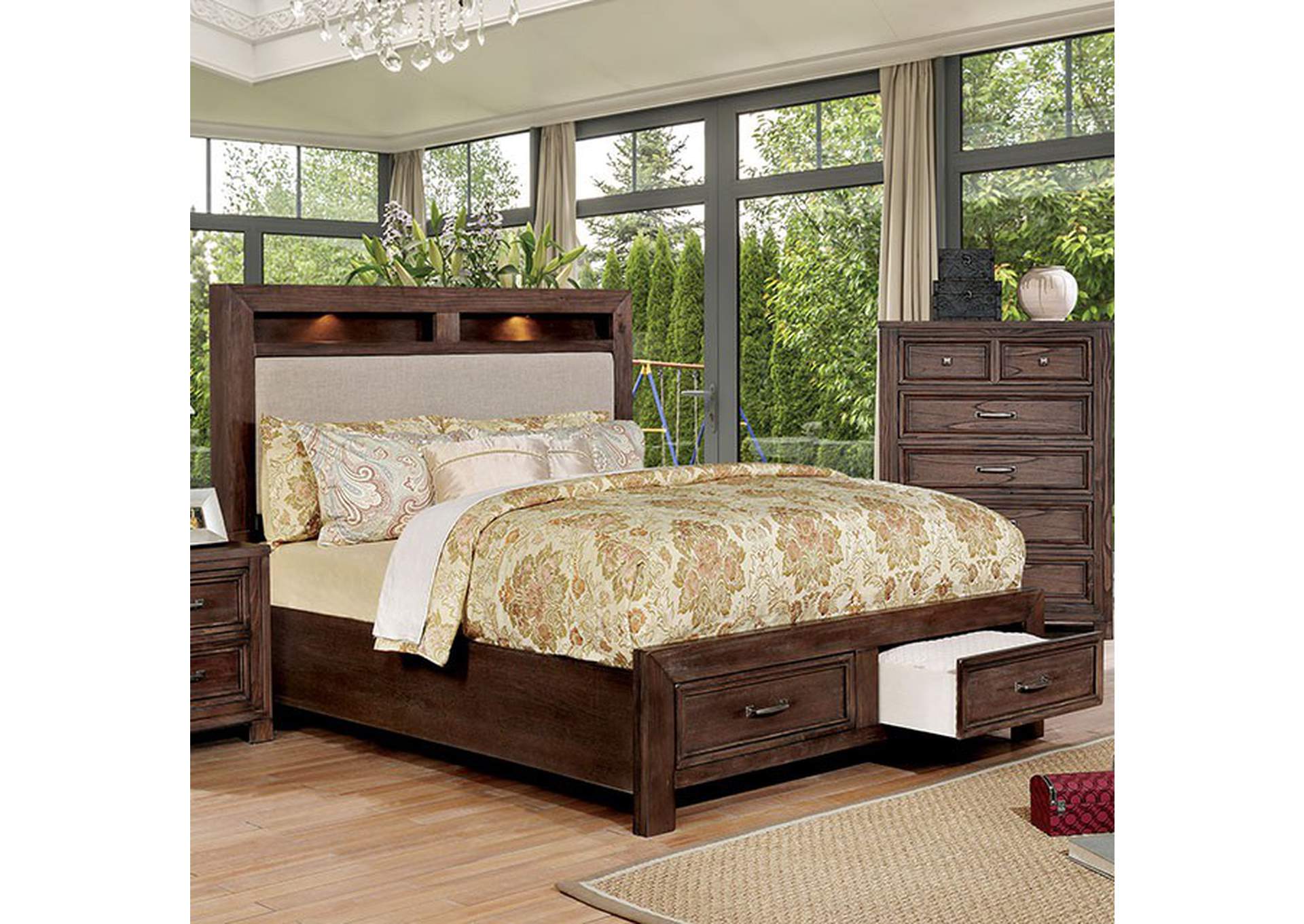 Tywyn Cal.King Bed,Furniture of America