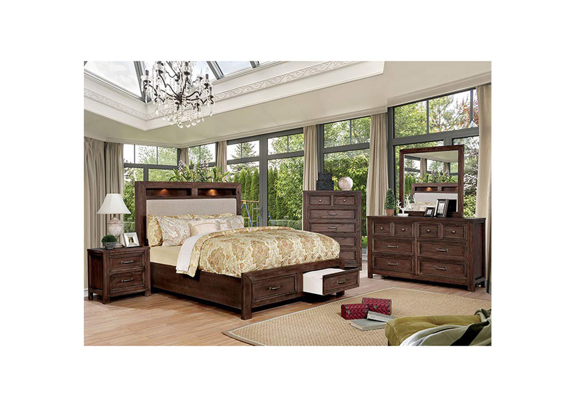 Tywyn Cal.King Bed,Furniture of America