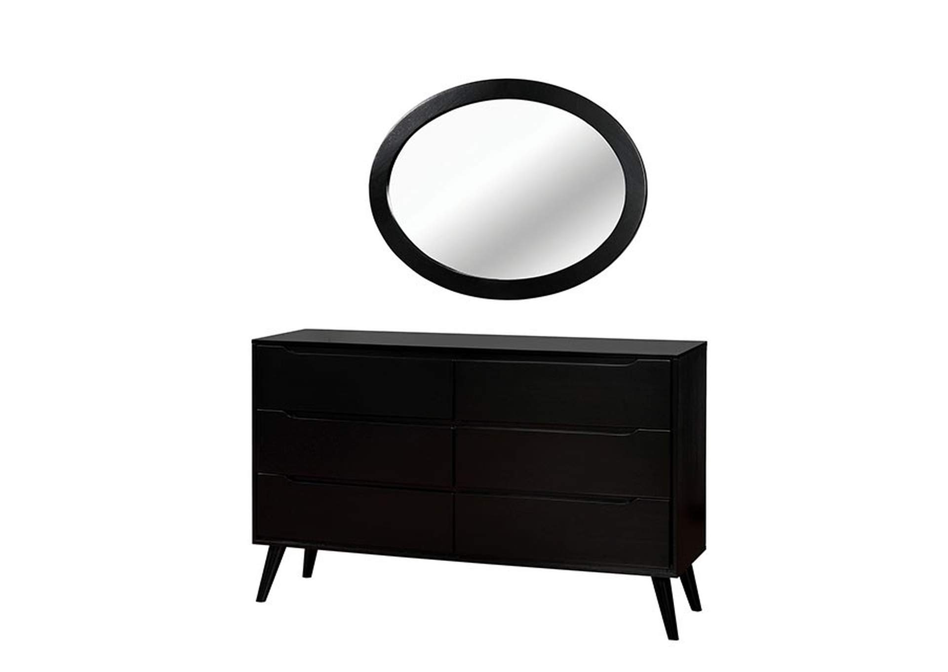 Lennart Oval Mirror,Furniture of America