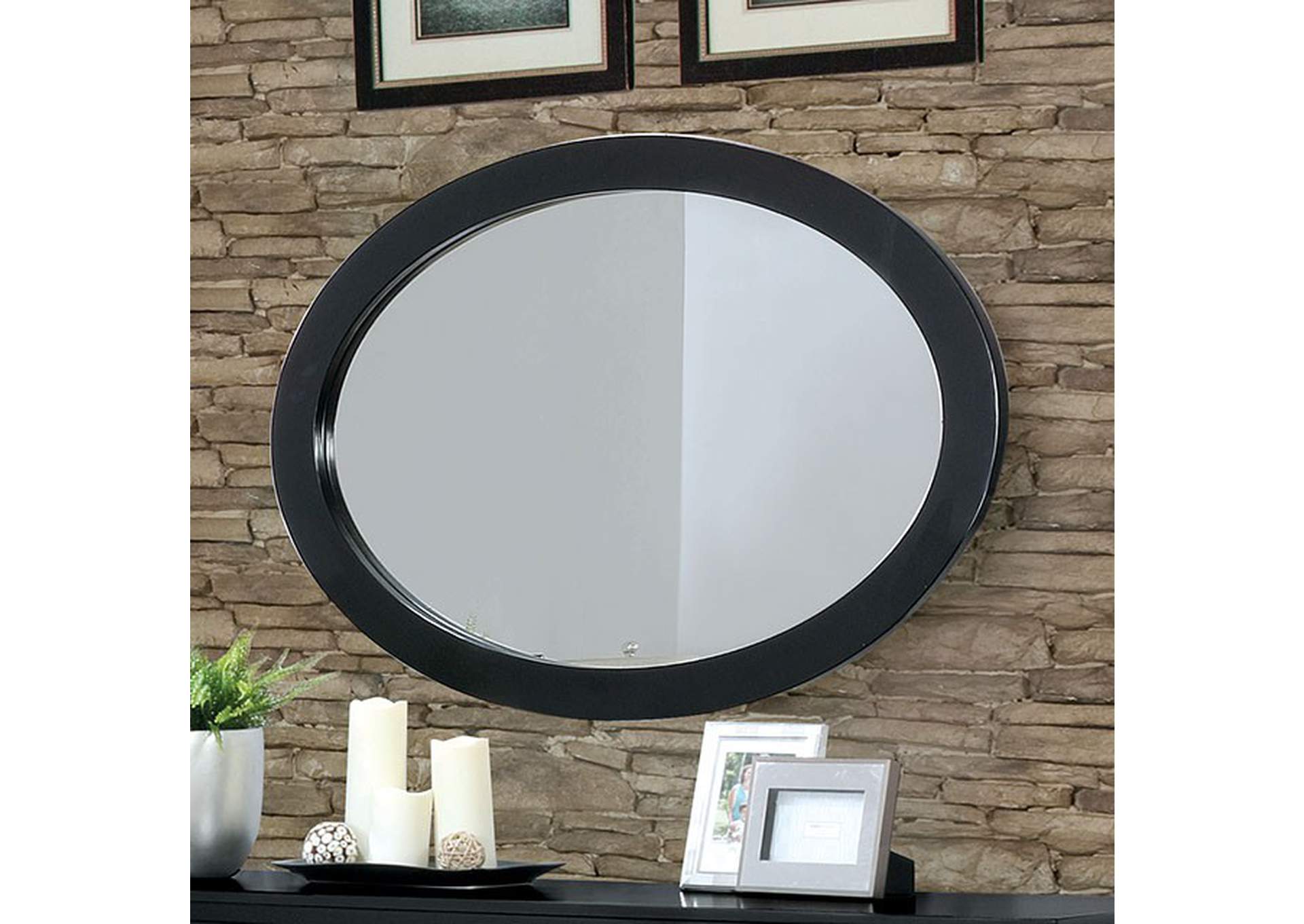 Lennart Oval Mirror,Furniture of America