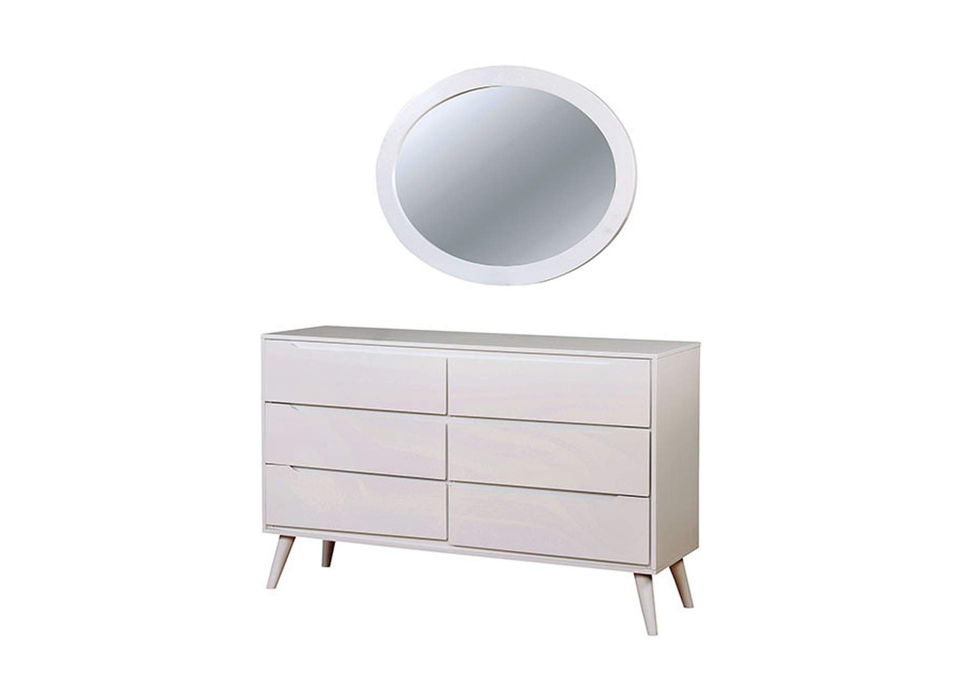 Lennart Oval Mirror,Furniture of America