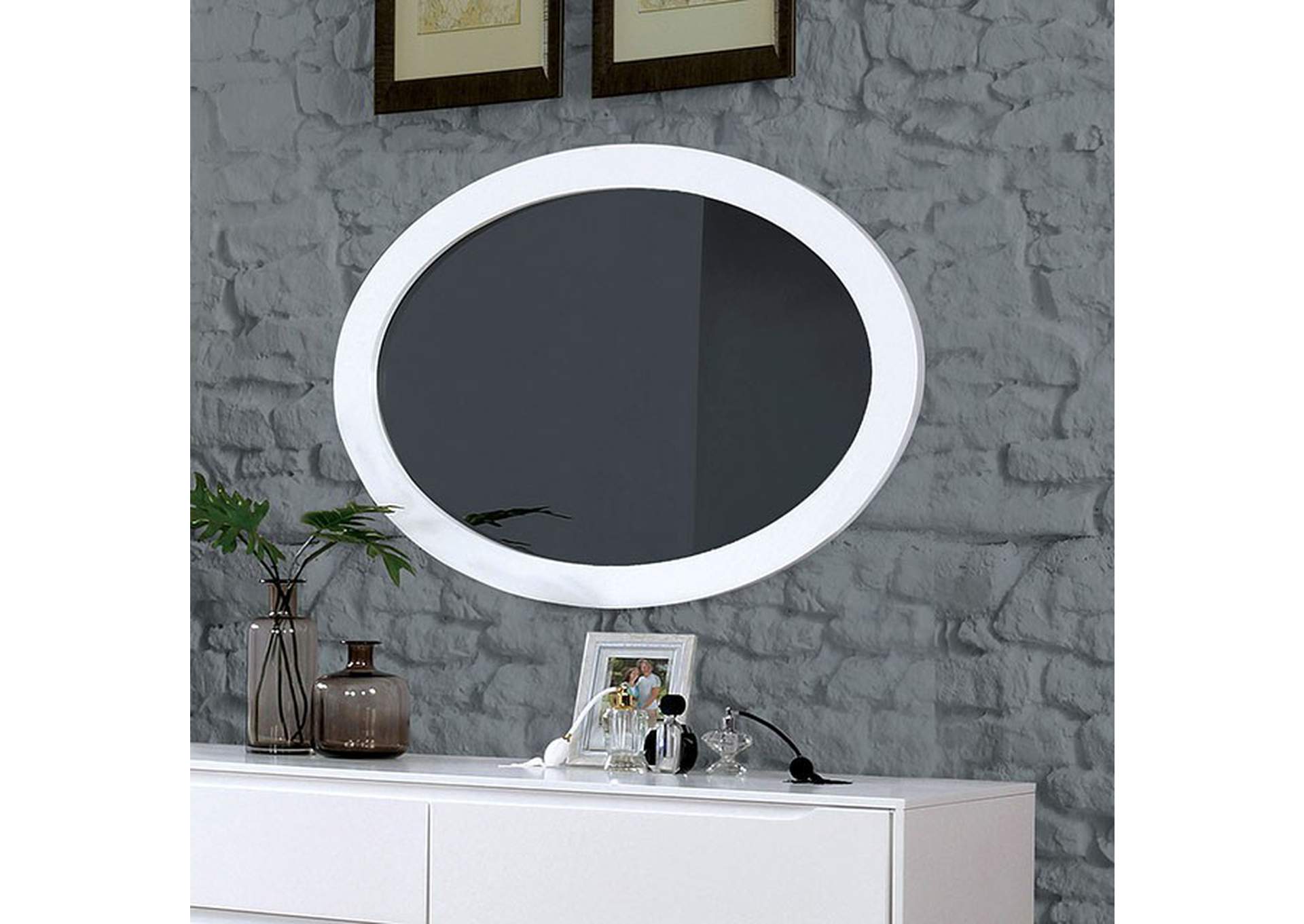 Lennart Oval Mirror,Furniture of America