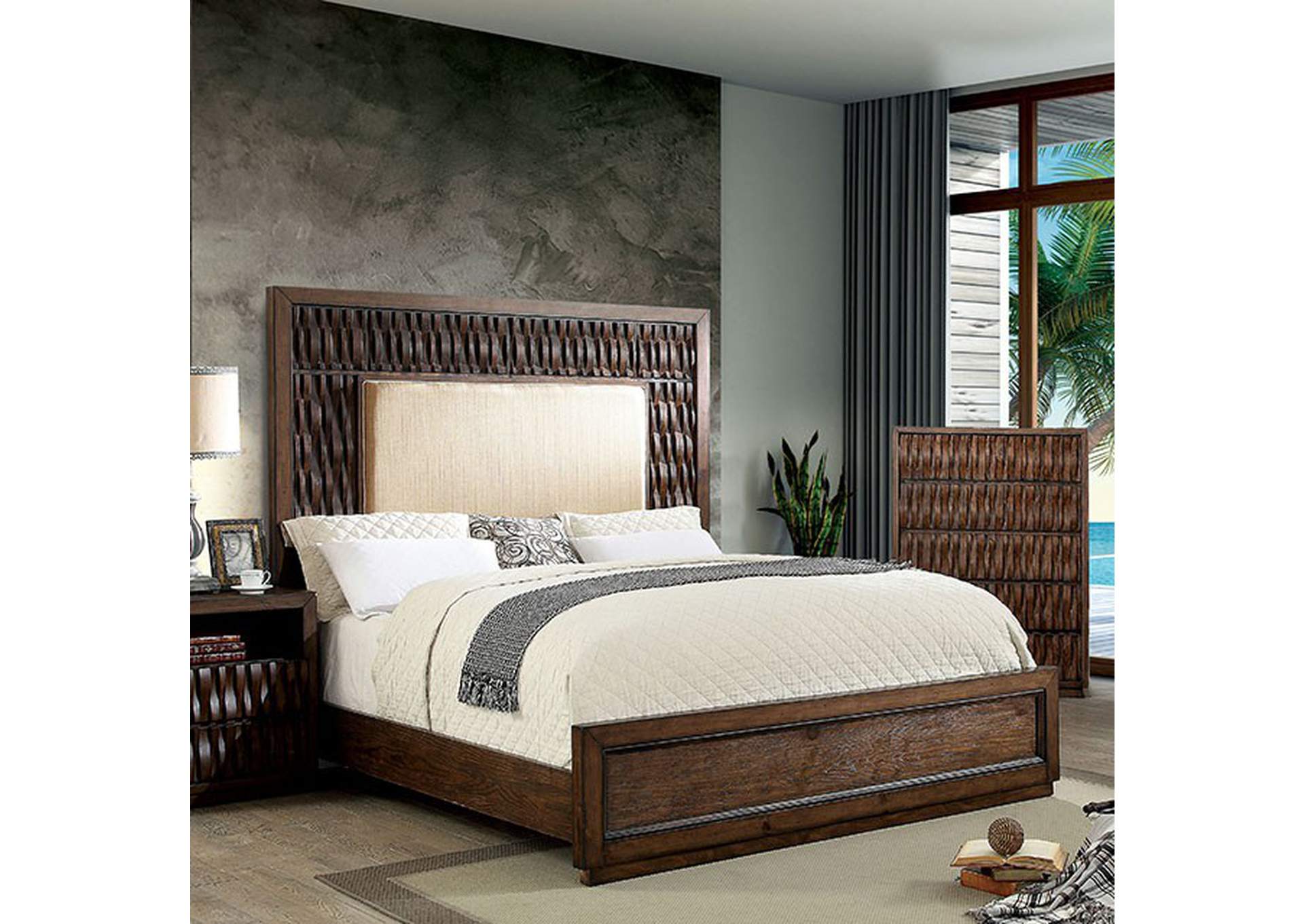 Eutropia Queen Bed,Furniture of America