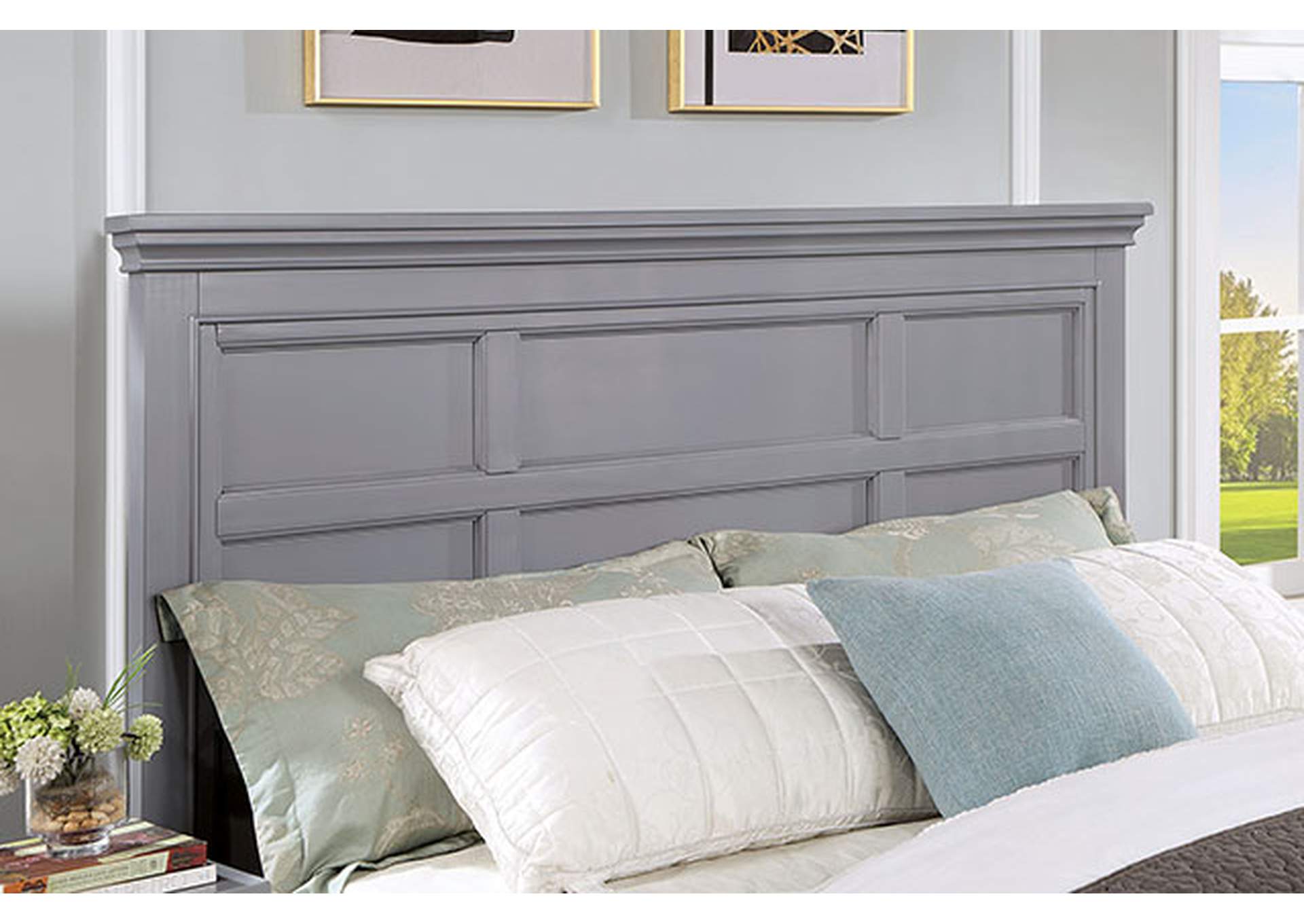 Castlile Cal.King Bed,Furniture of America