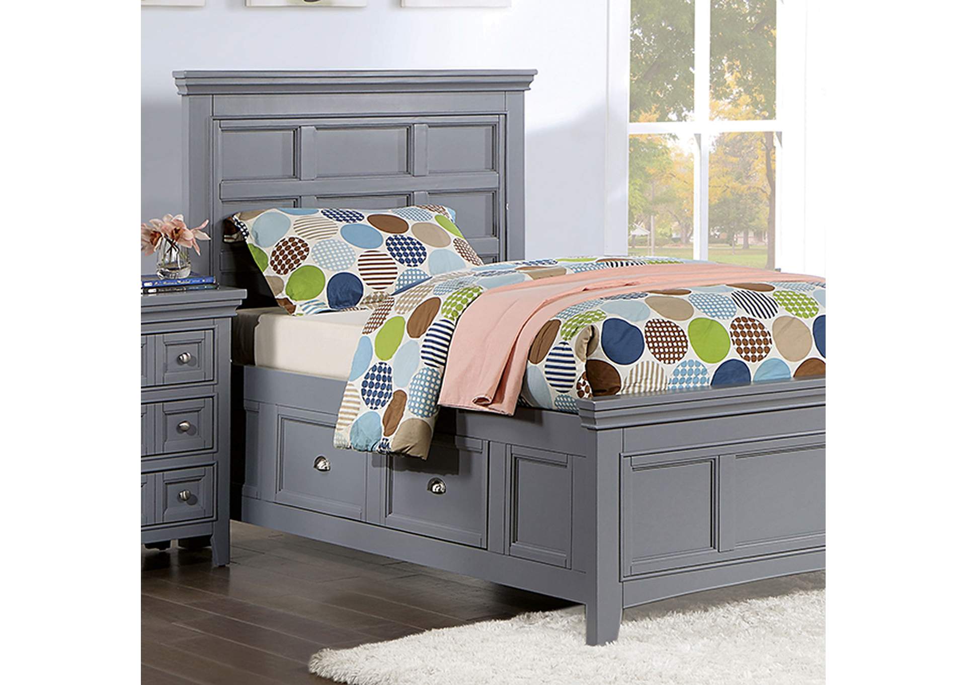 Castlile Twin Bed,Furniture of America