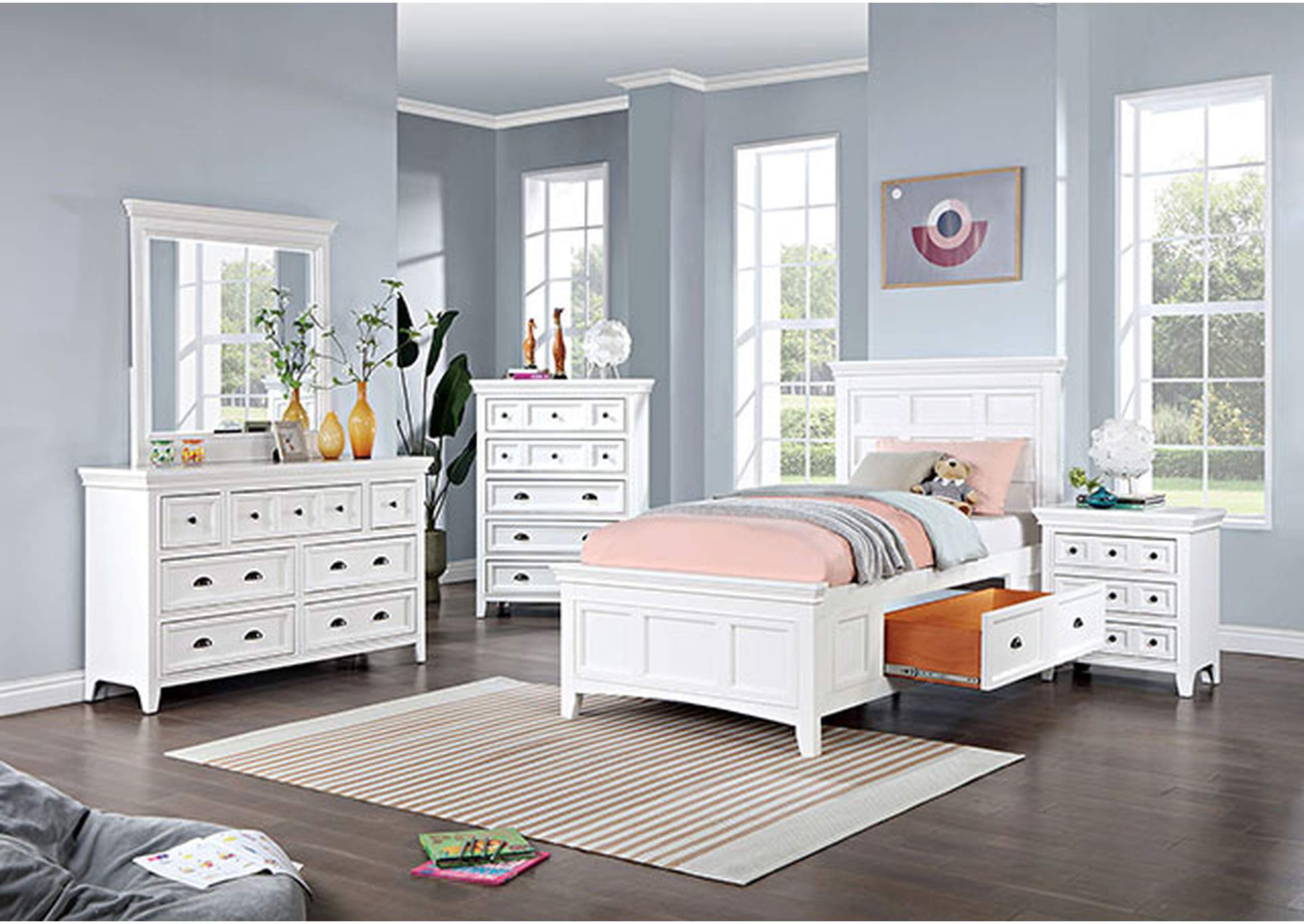Castile Twin Bed,Furniture of America