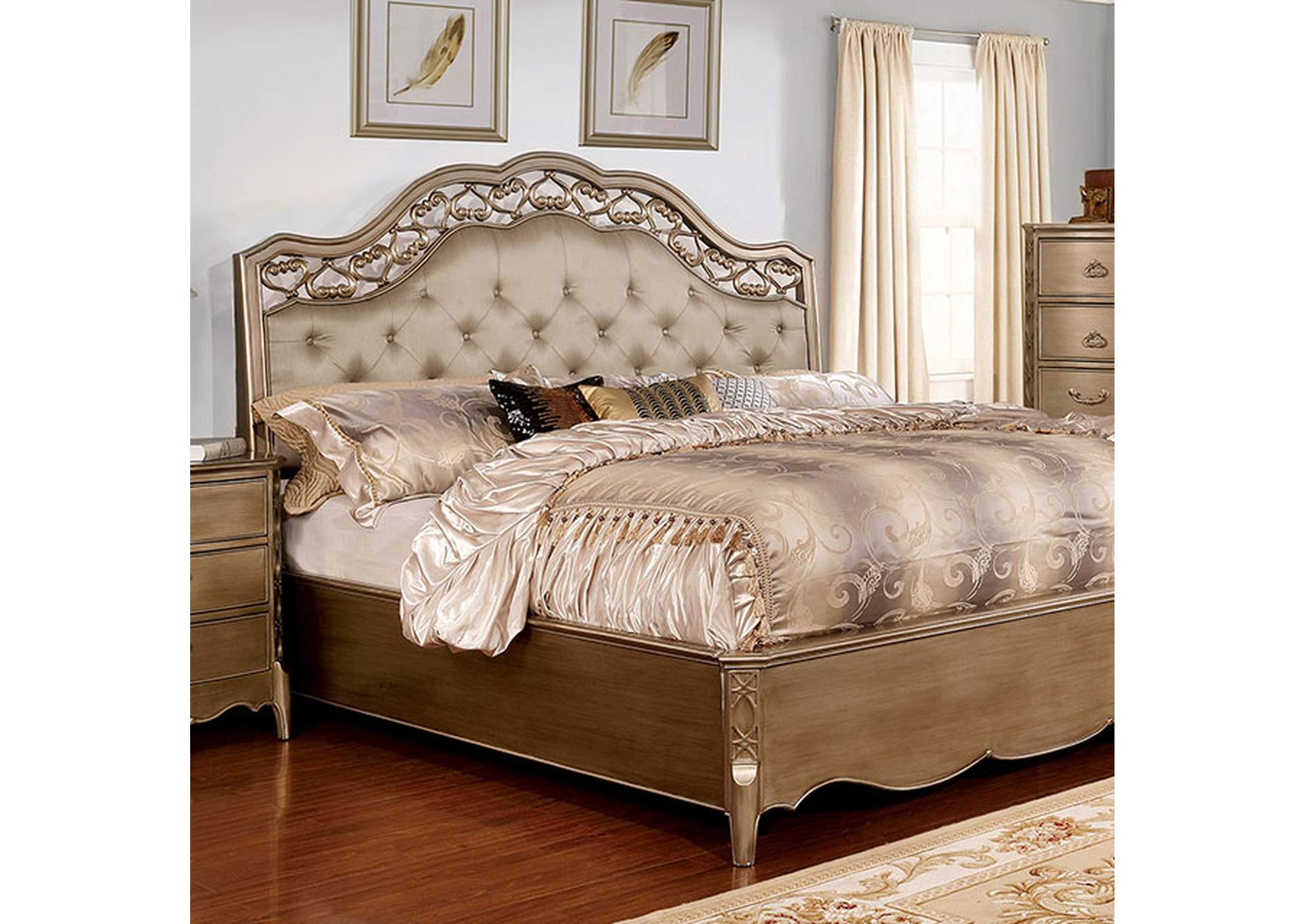 Capella E.King Bed,Furniture of America