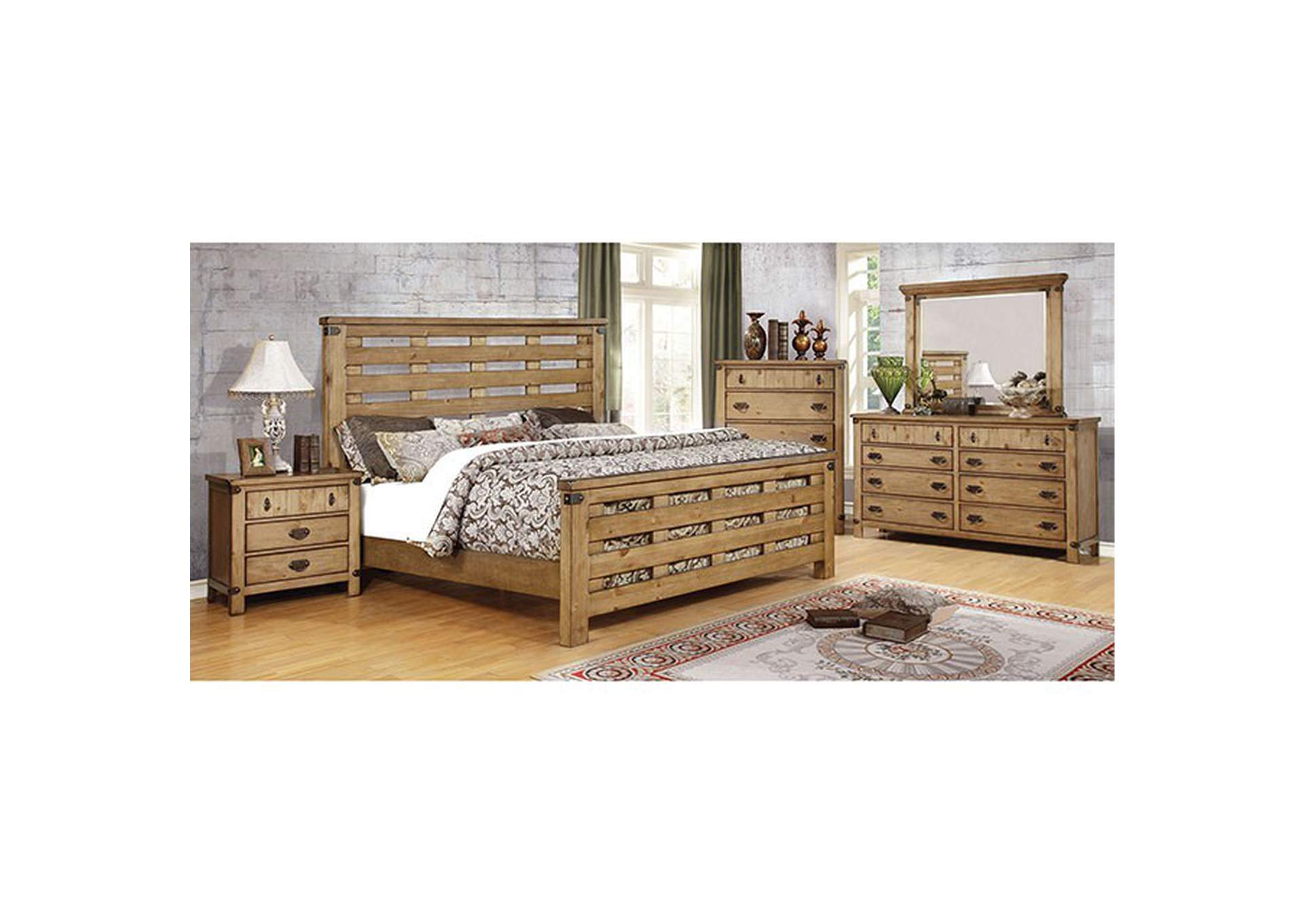 Avantgarde Cal.King Bed,Furniture of America