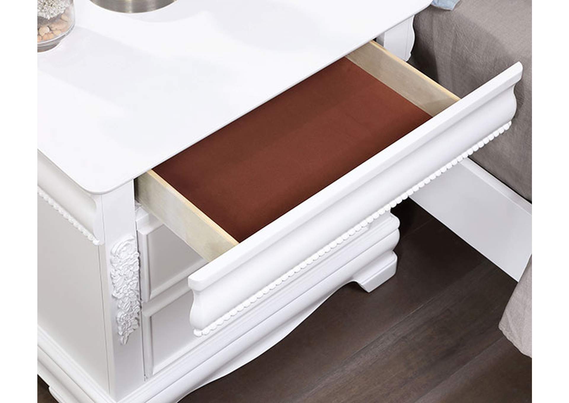 Alecia Night Stand,Furniture of America