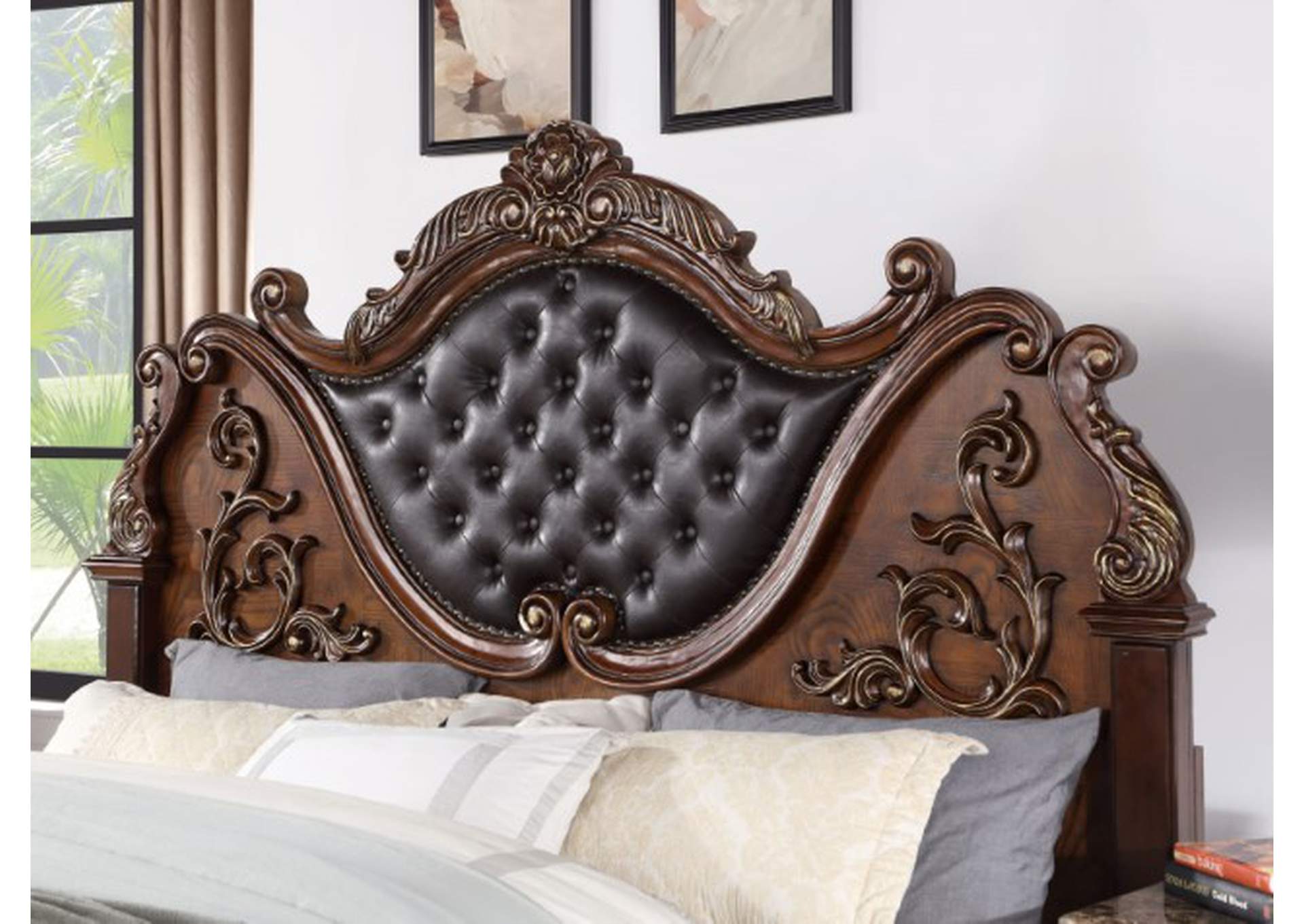 Esparanza Cal.King Bed,Furniture of America