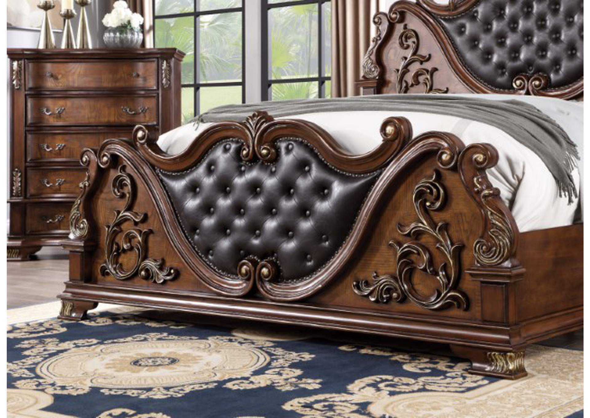 Esparanza Cal.King Bed,Furniture of America