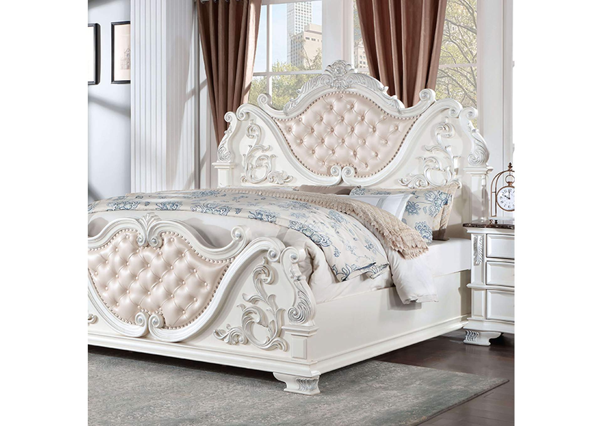 Esparanza Cal.King Bed,Furniture of America