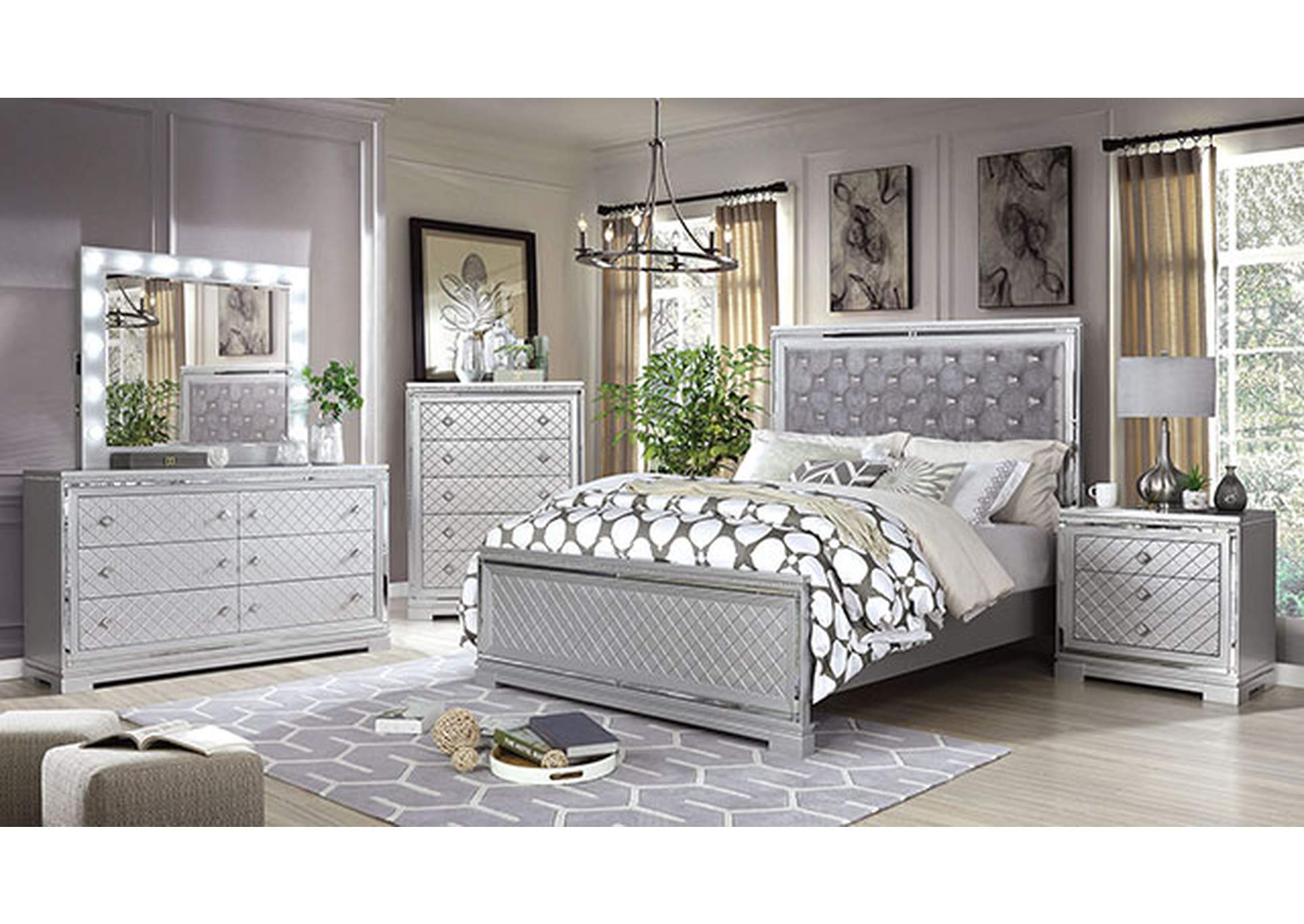 Belleterre Night Stand,Furniture of America