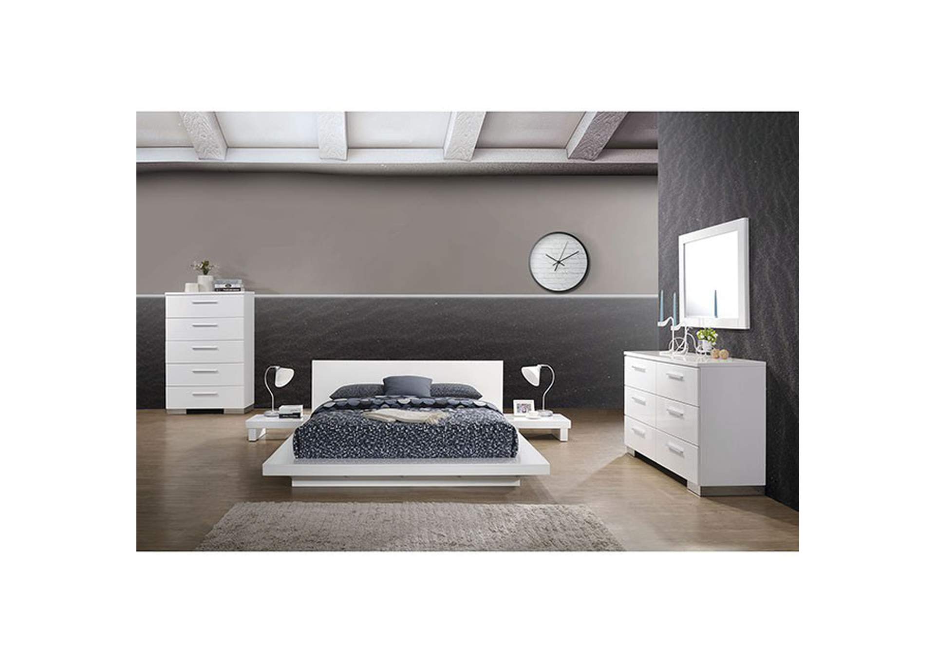 Christie White Queen Bed,Furniture of America