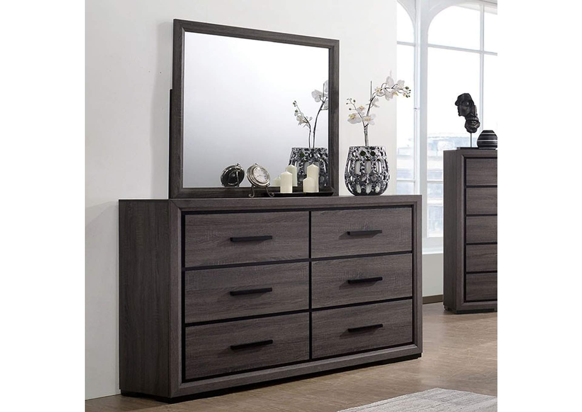 Conwy Gray Dresser,Furniture of America