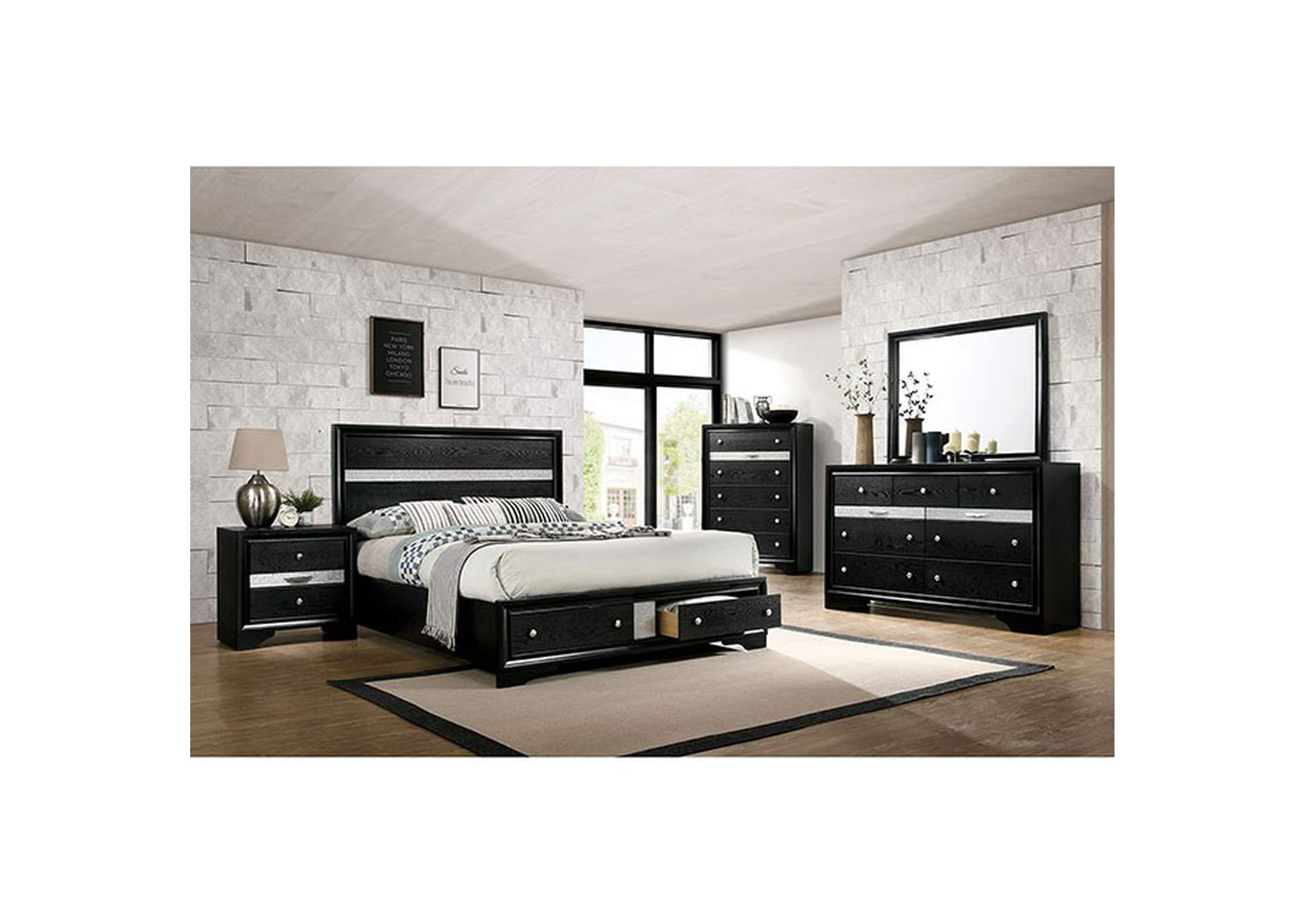Chrissy E.King Bed,Furniture of America
