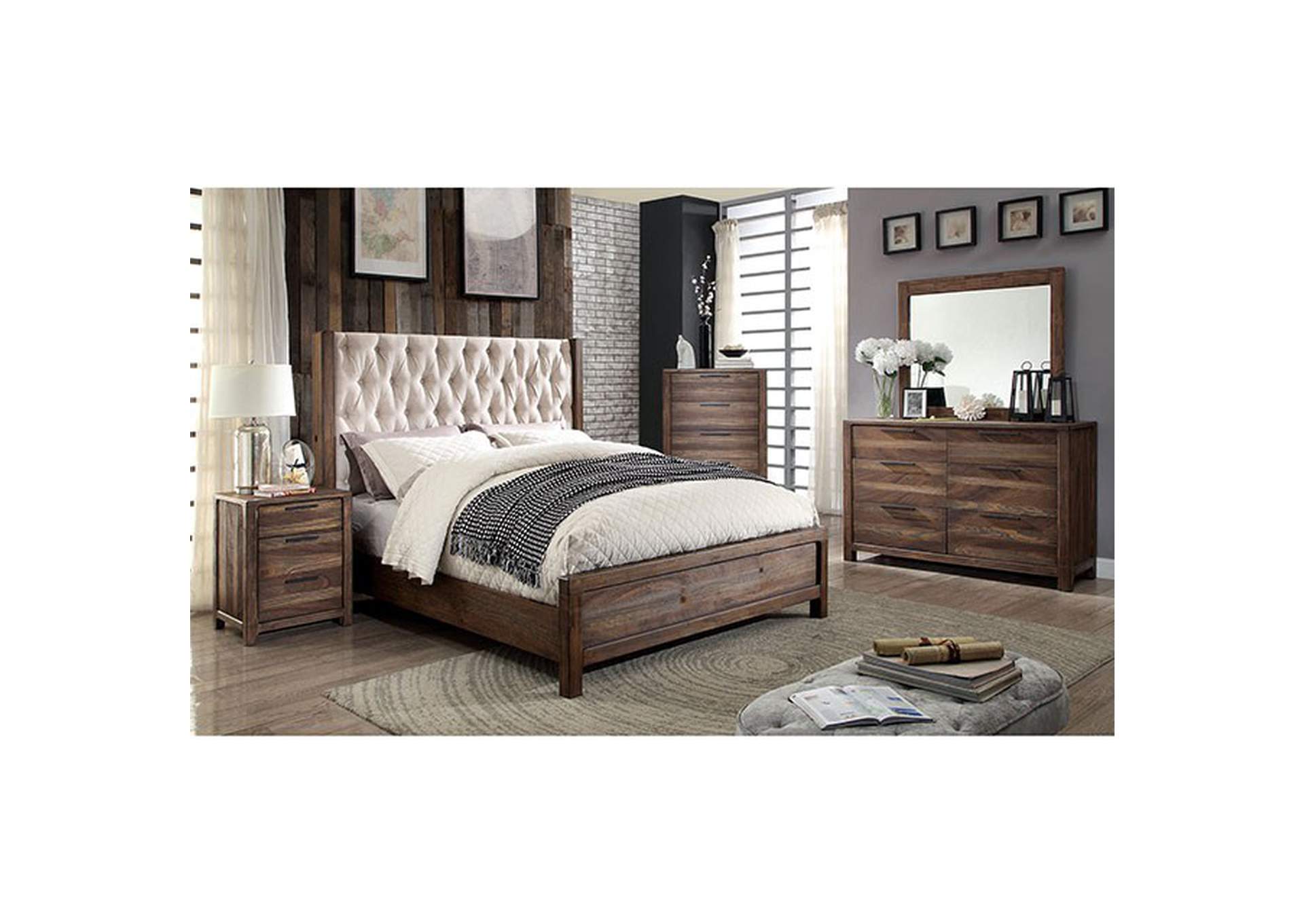 Hutchinson E.King Bed,Furniture of America