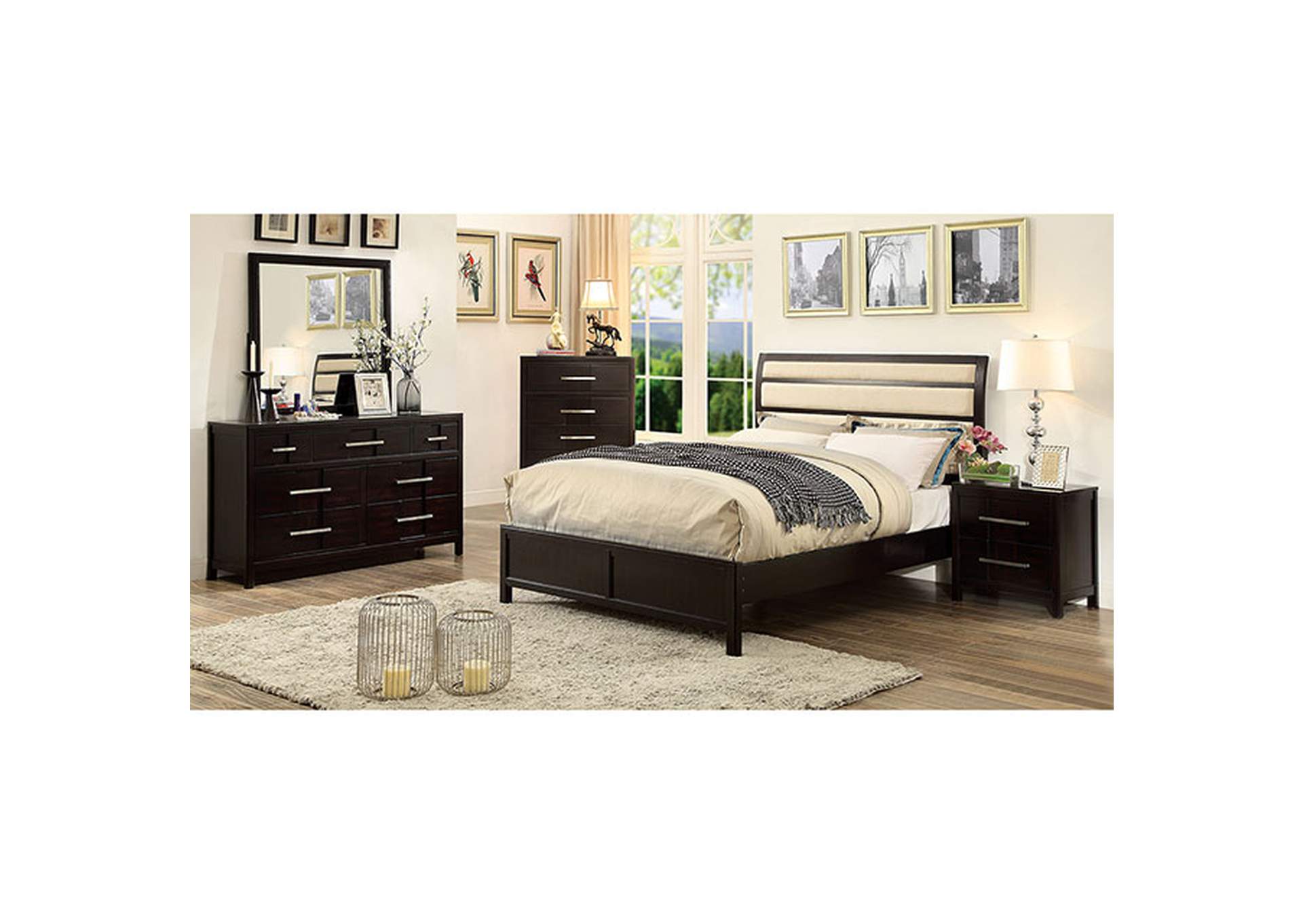 Berenice Cal.King Bed,Furniture of America