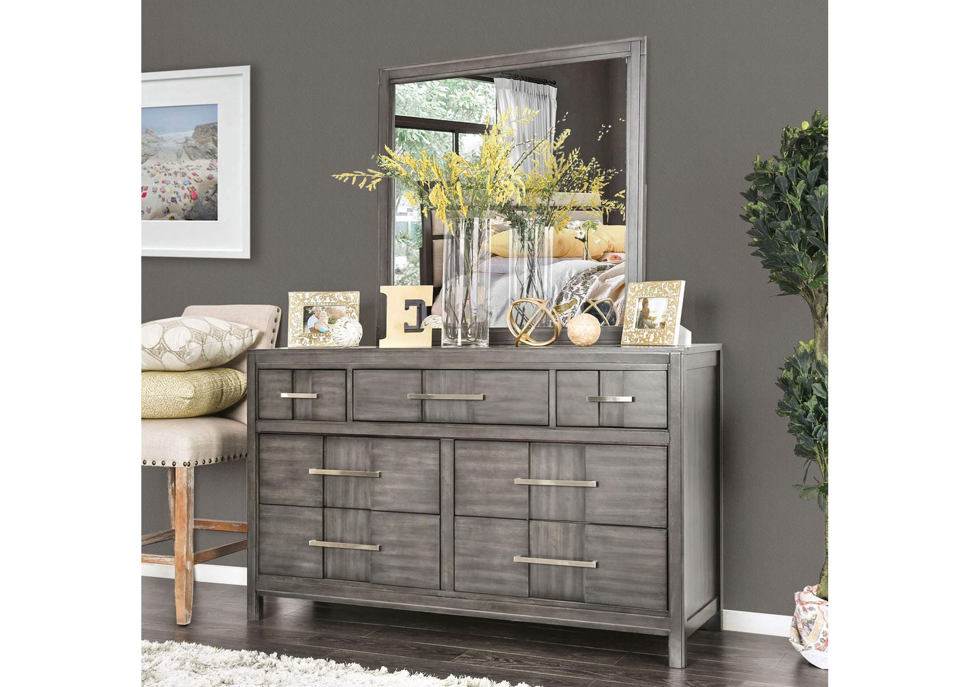 Berenice Gray Dresser,Furniture of America TX