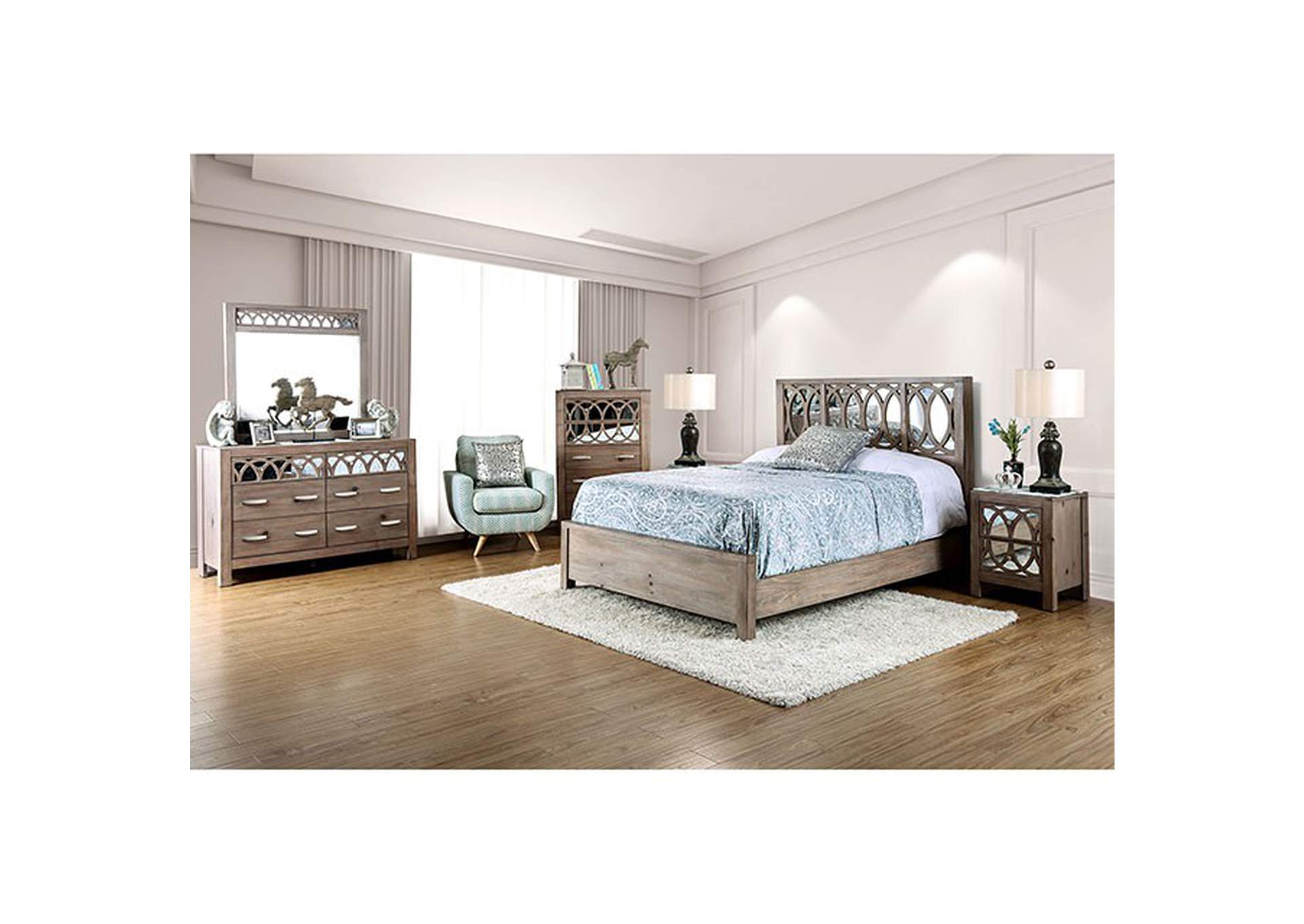 Zaragoza Cal.King Bed,Furniture of America
