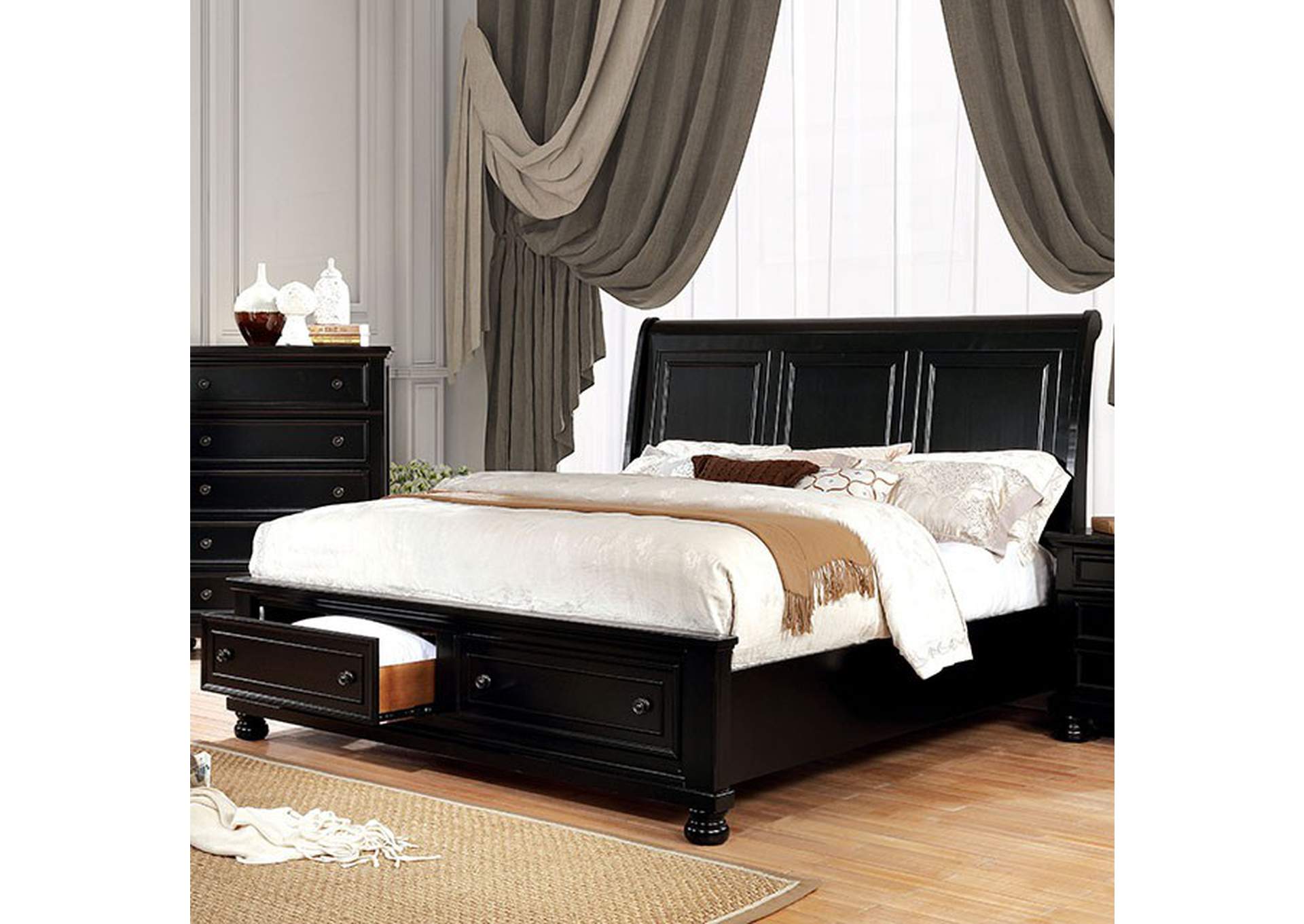 Castor Queen Bed,Furniture of America