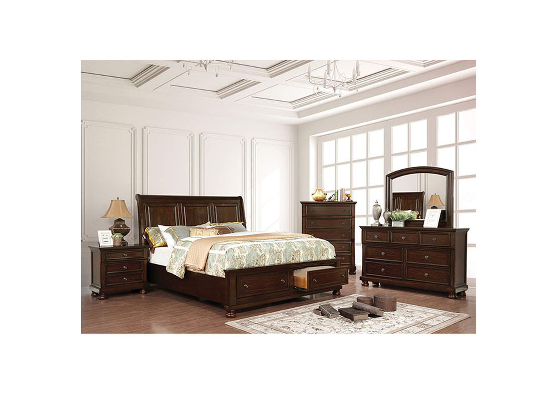 Castor Bed,Furniture of America
