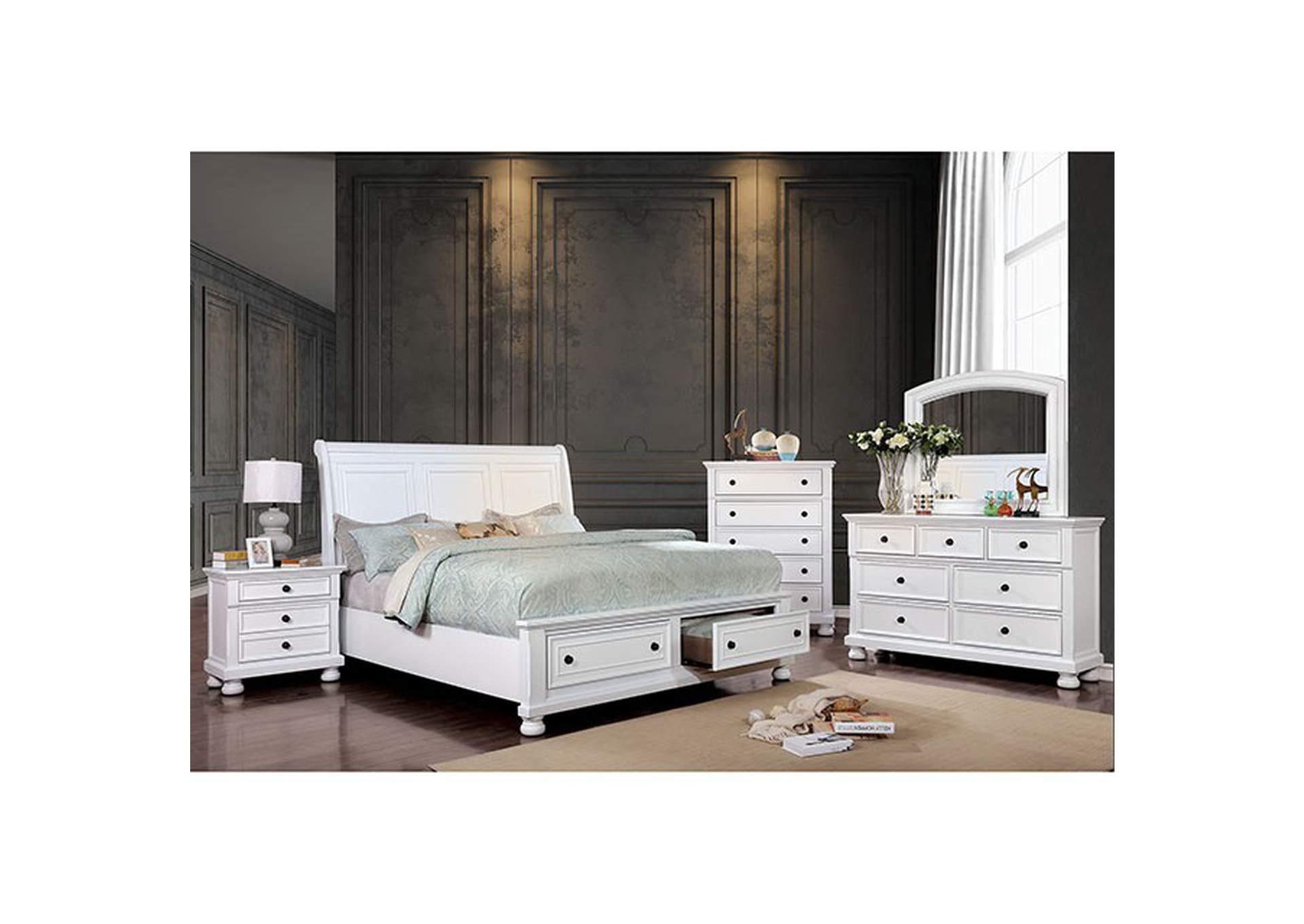 Castor Queen Bed,Furniture of America