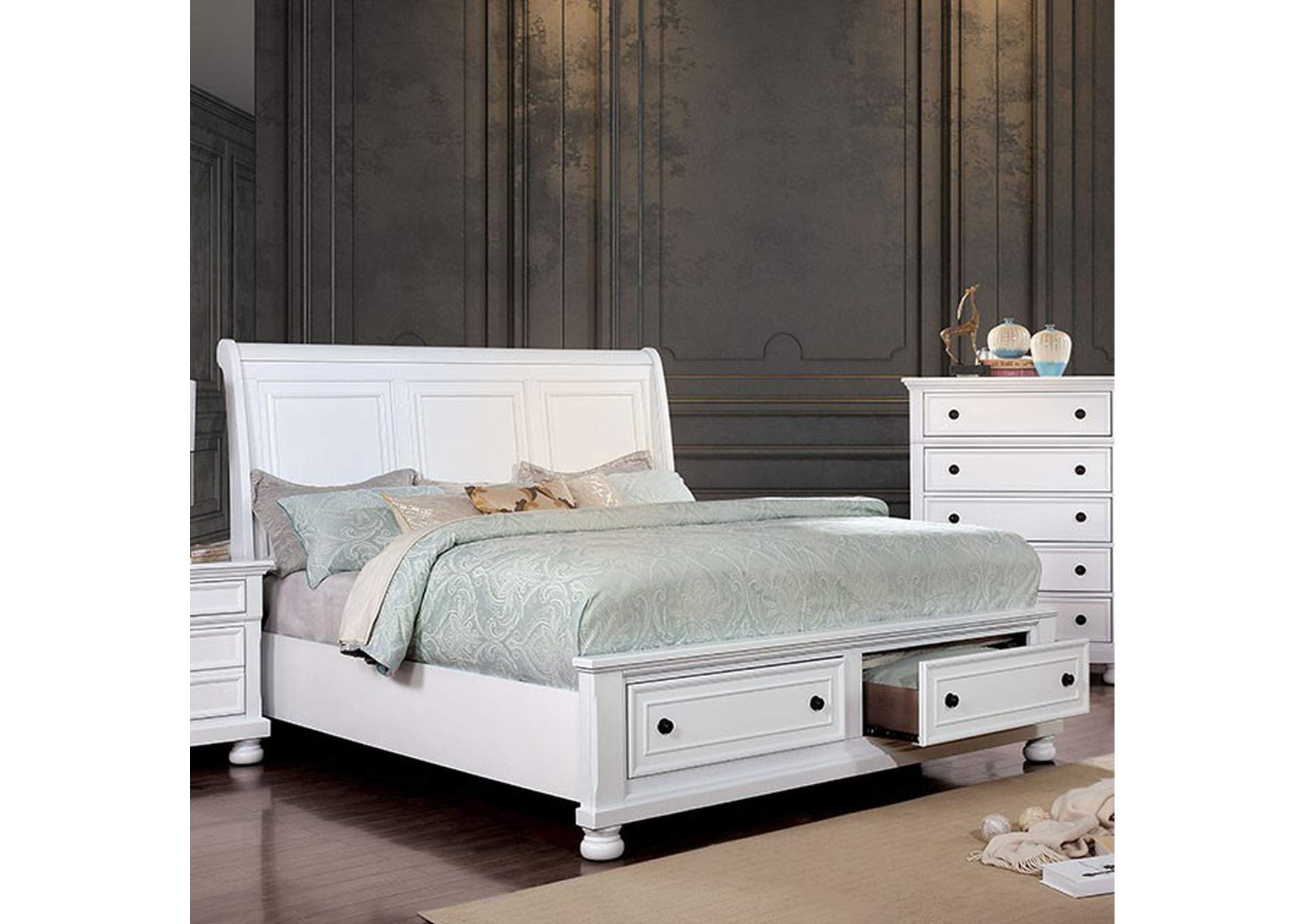 Castor Queen Bed,Furniture of America