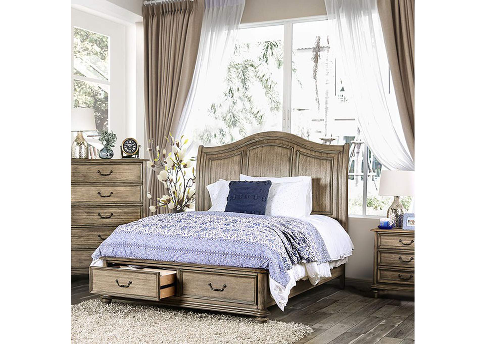 Belgrade Cal.King Bed,Furniture of America