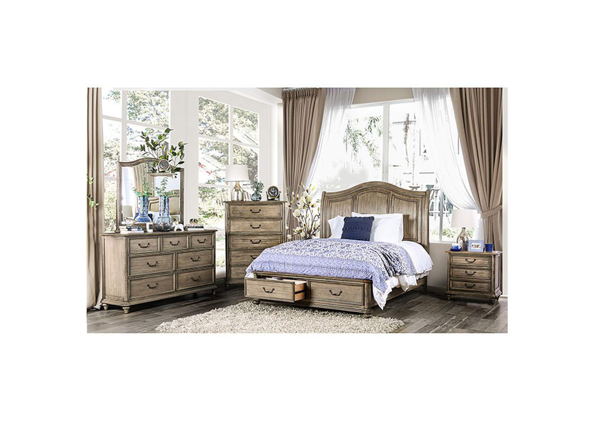 Belgrade Cal.King Bed,Furniture of America