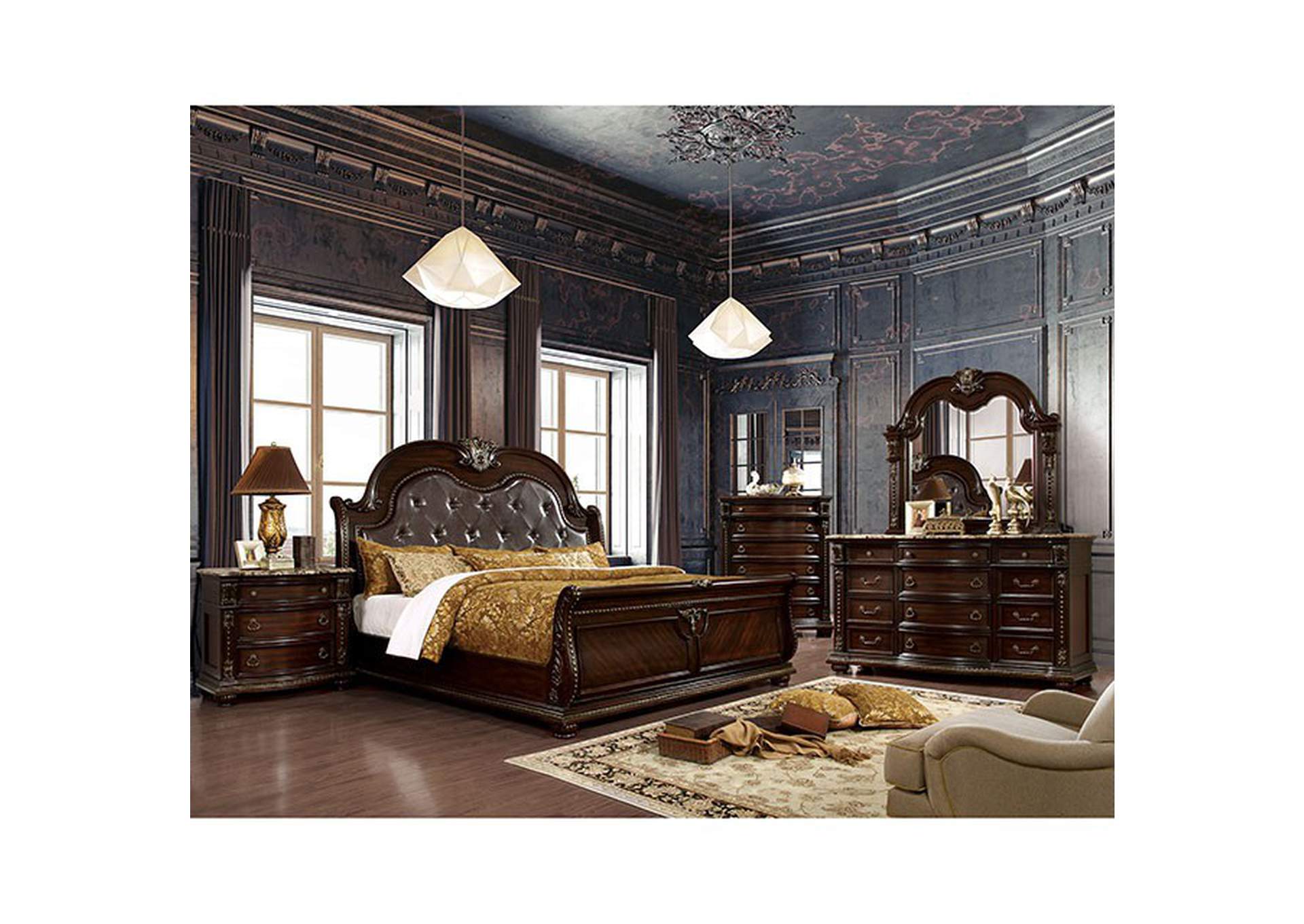 Fromberg Cal.King Bed,Furniture of America