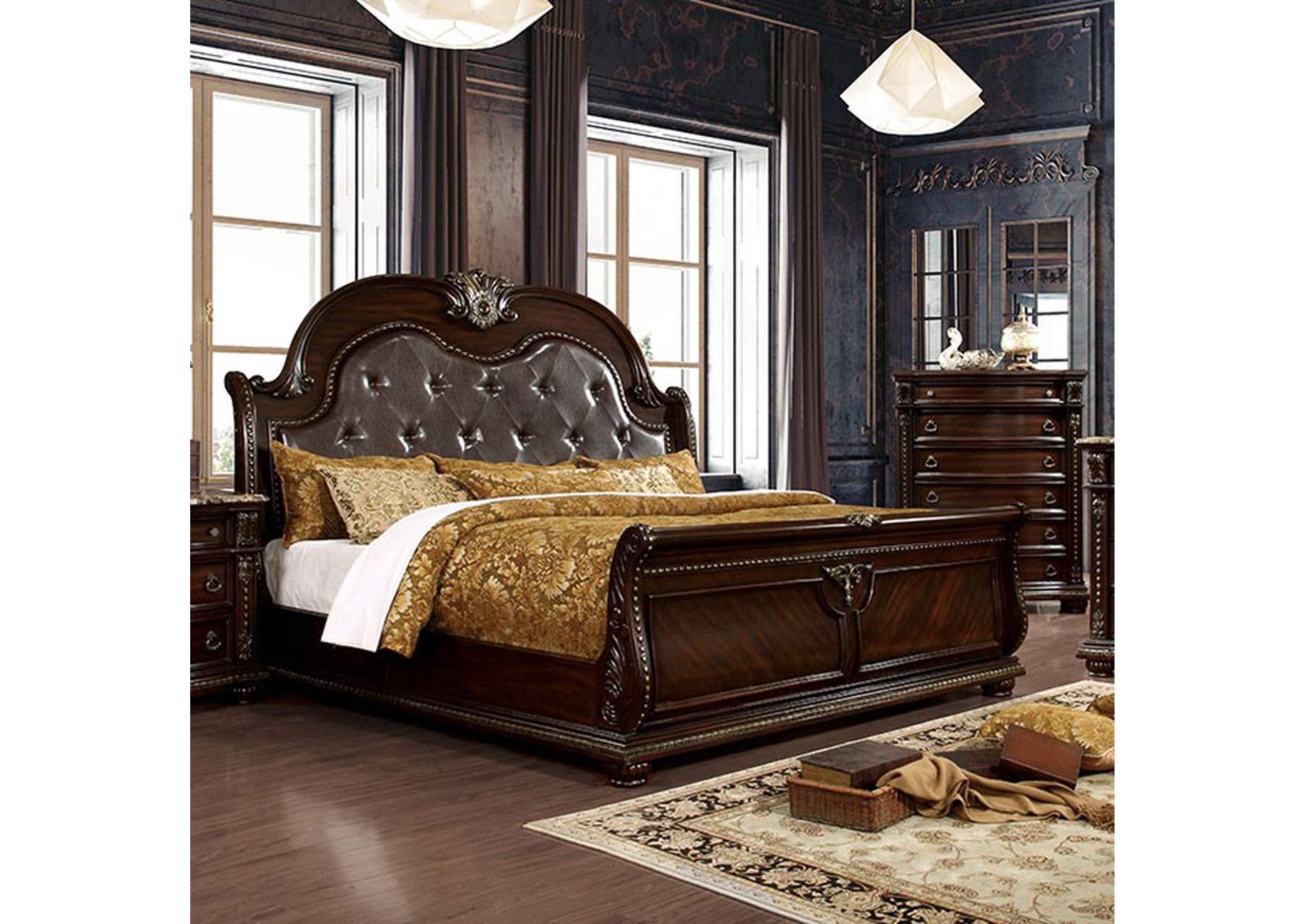 Fromberg Cal.King Bed,Furniture of America