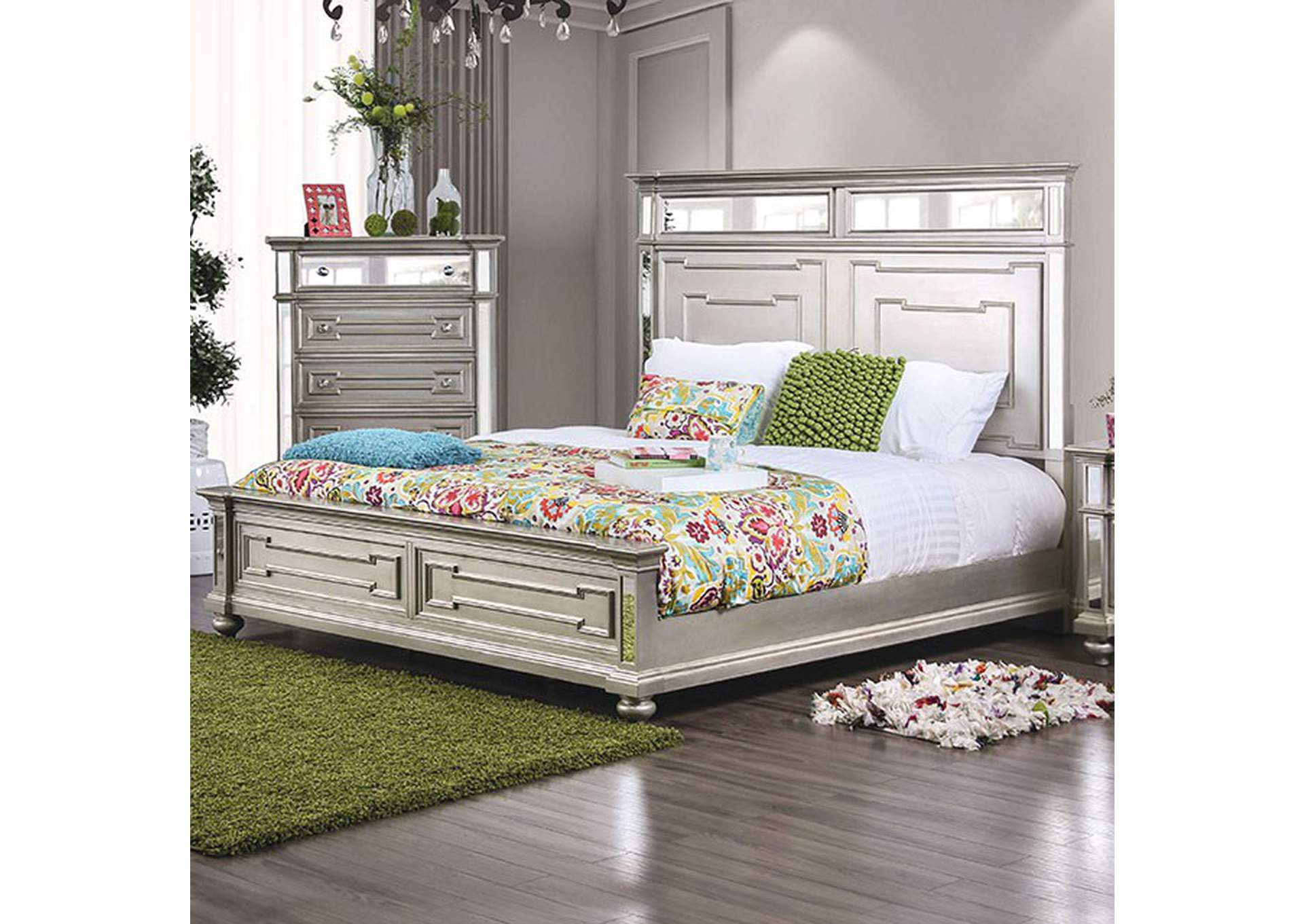 Salamanca E.King Bed,Furniture of America