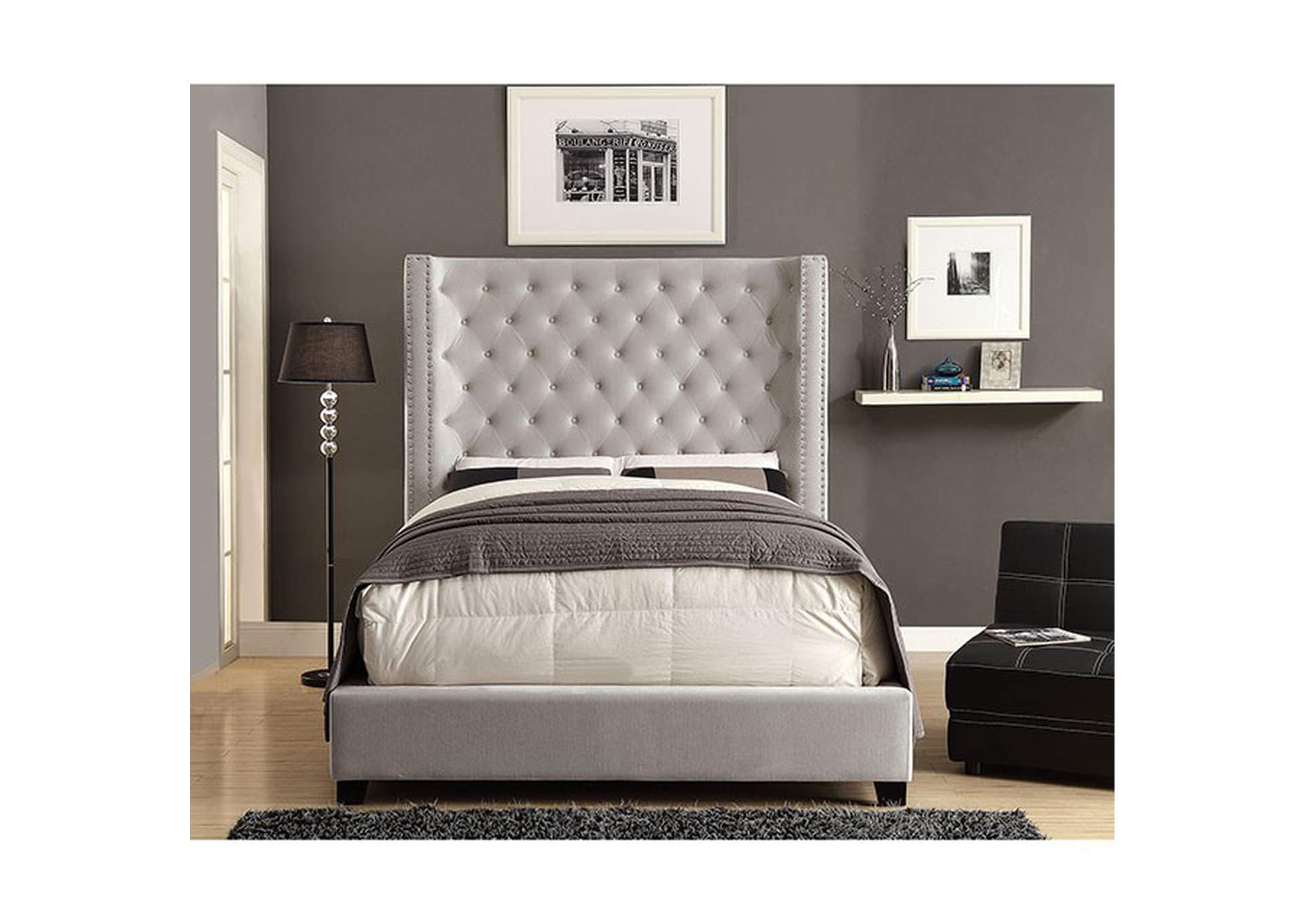 Mirabelle Ivory California King Bed,Furniture of America