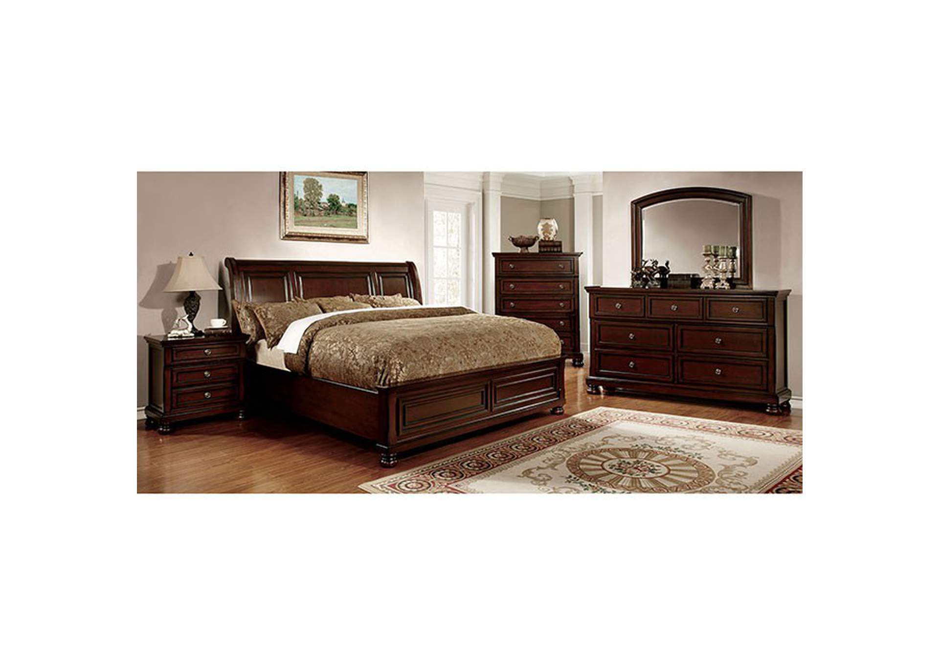 Northville E.King Bed,Furniture of America