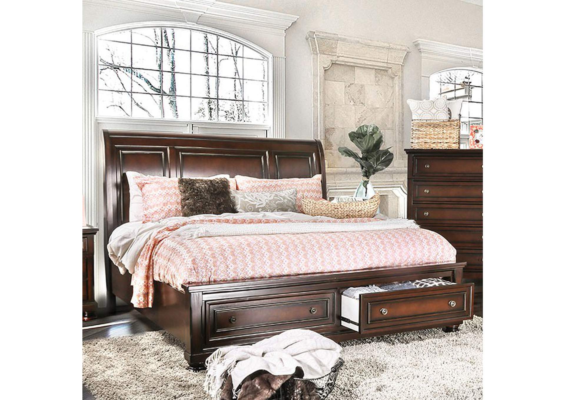 Northville E.King Bed,Furniture of America
