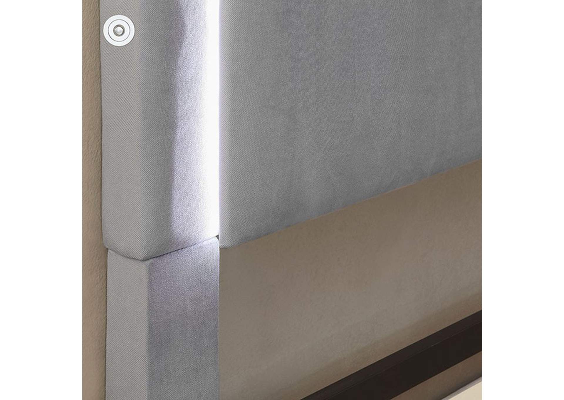 Erglow Full Bed, Gray,Furniture of America