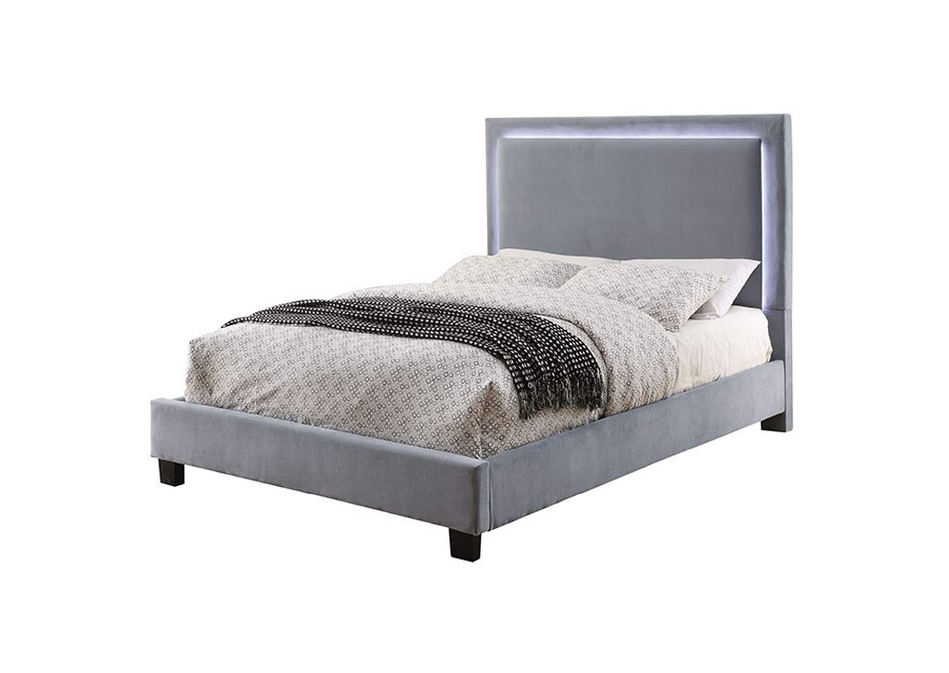 Erglow Twin Bed, Gray,Furniture of America