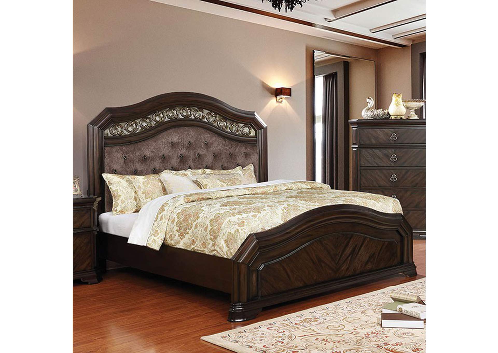 Calliope Cal.King Bed,Furniture of America