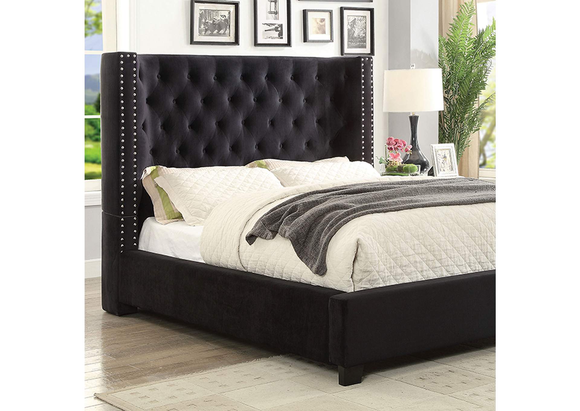 Carley E.King Bed,Furniture of America