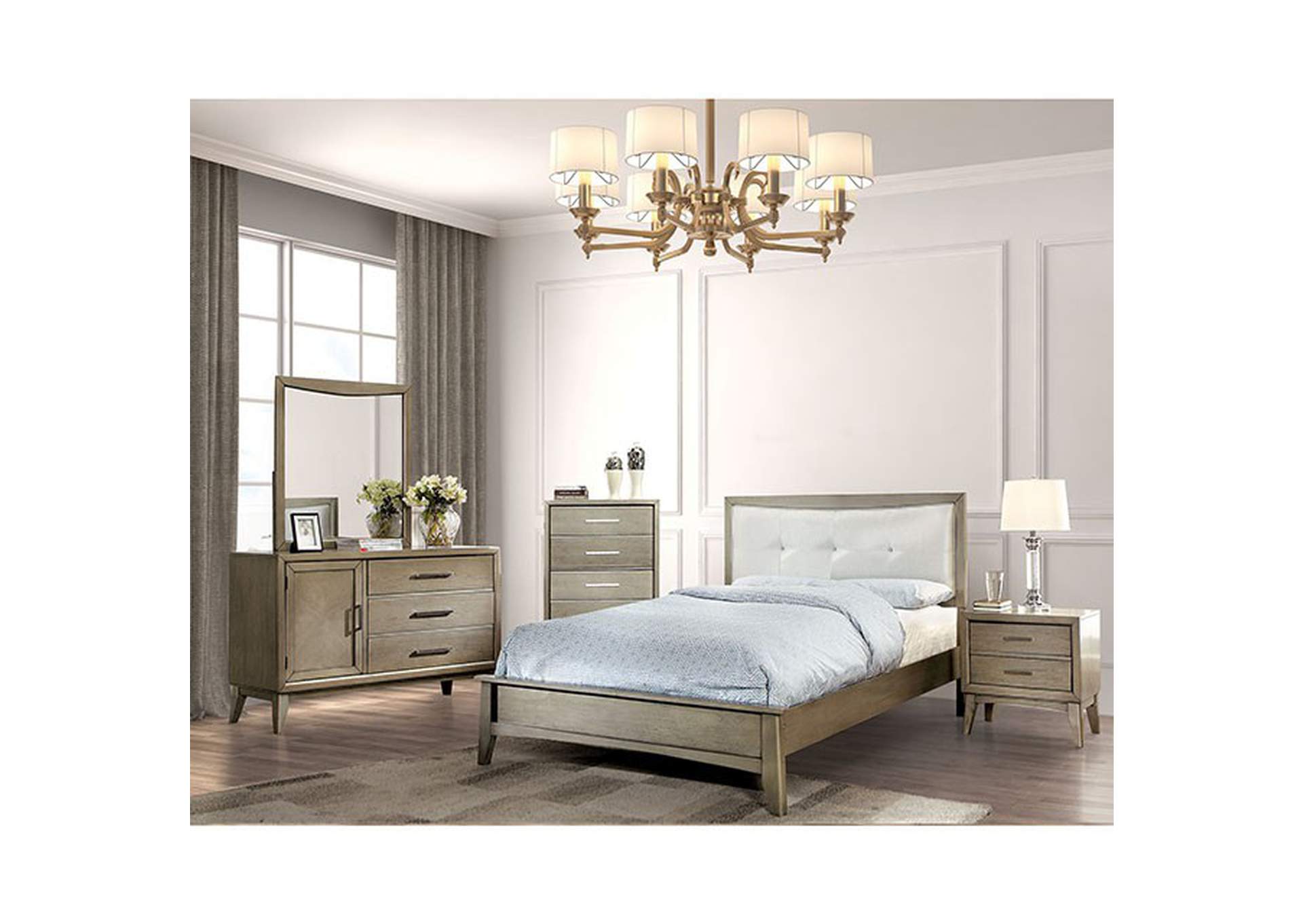 Snyder Cal.King Bed,Furniture of America