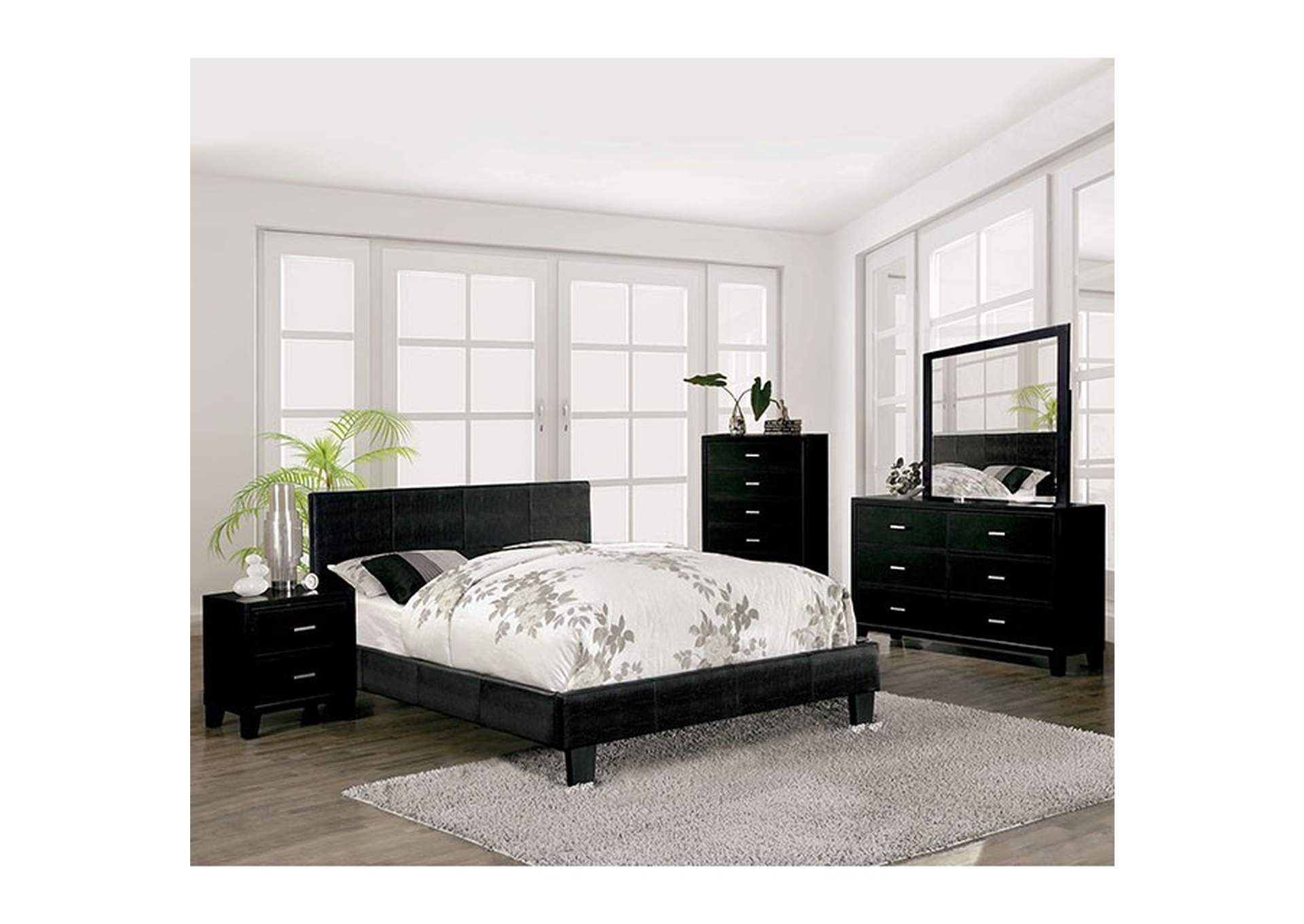 Wallen E.King Bed,Furniture of America