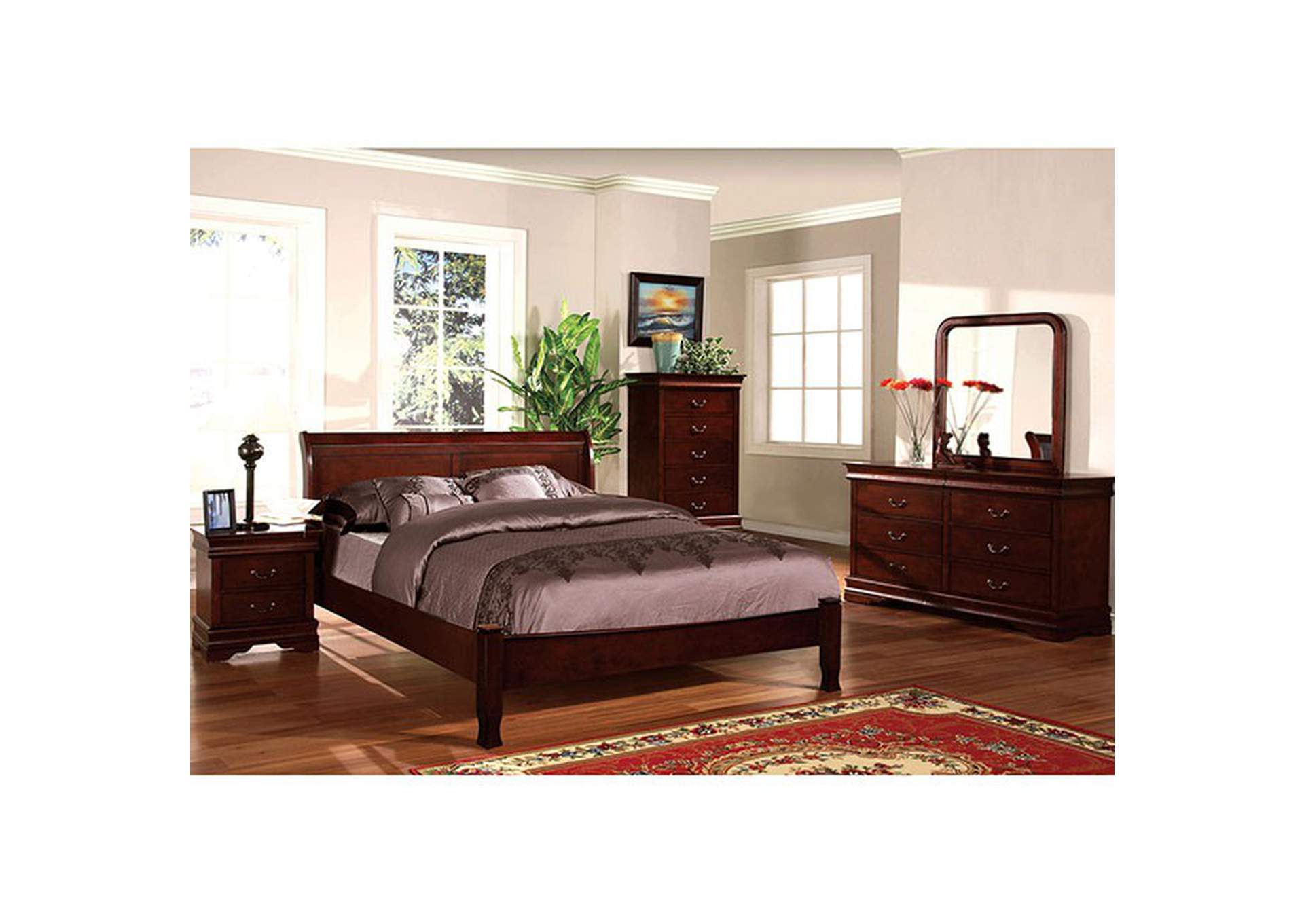 Louis Philippe Queen Bed,Furniture of America