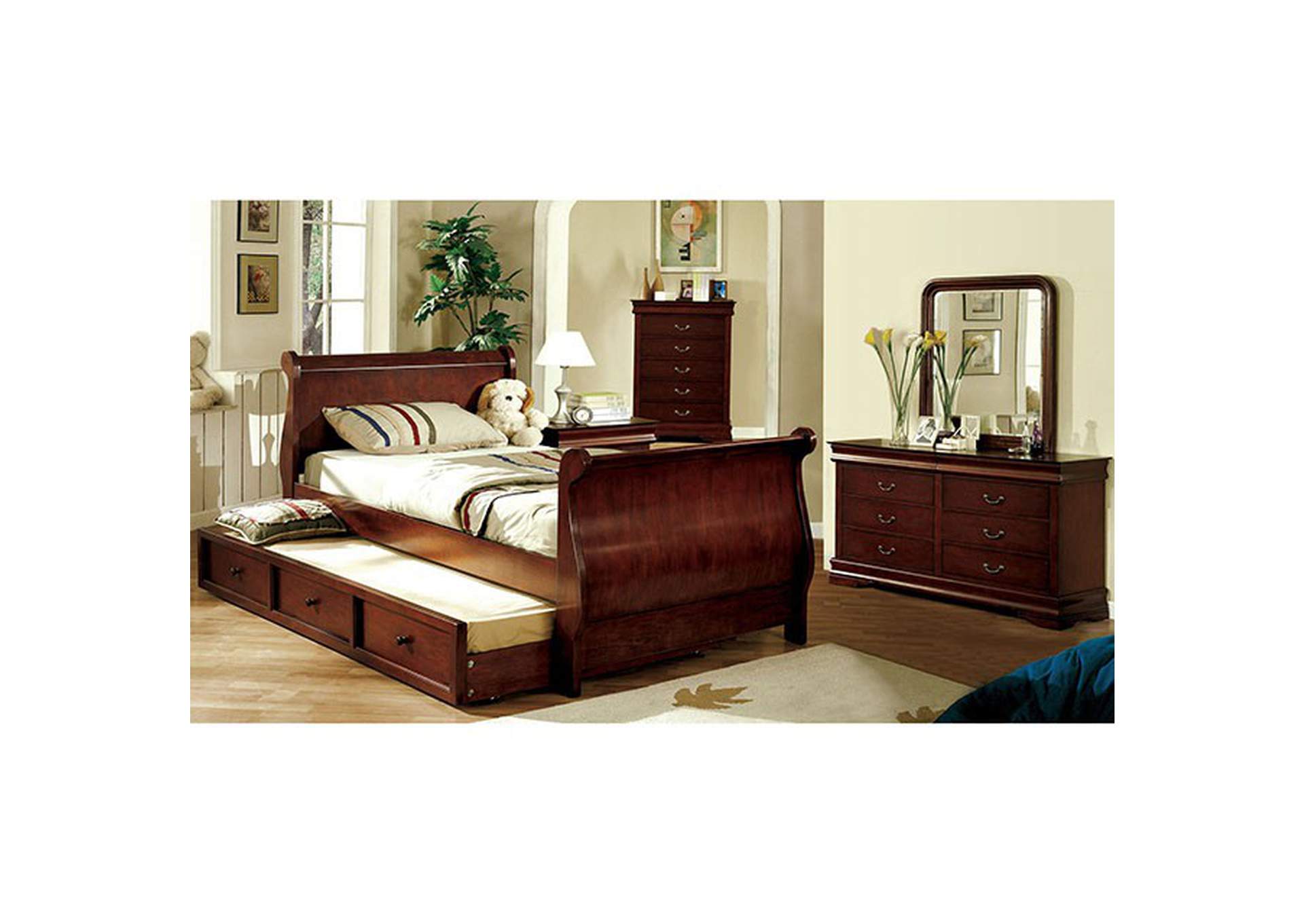 Louis Philippe Jr. Full Bed,Furniture of America