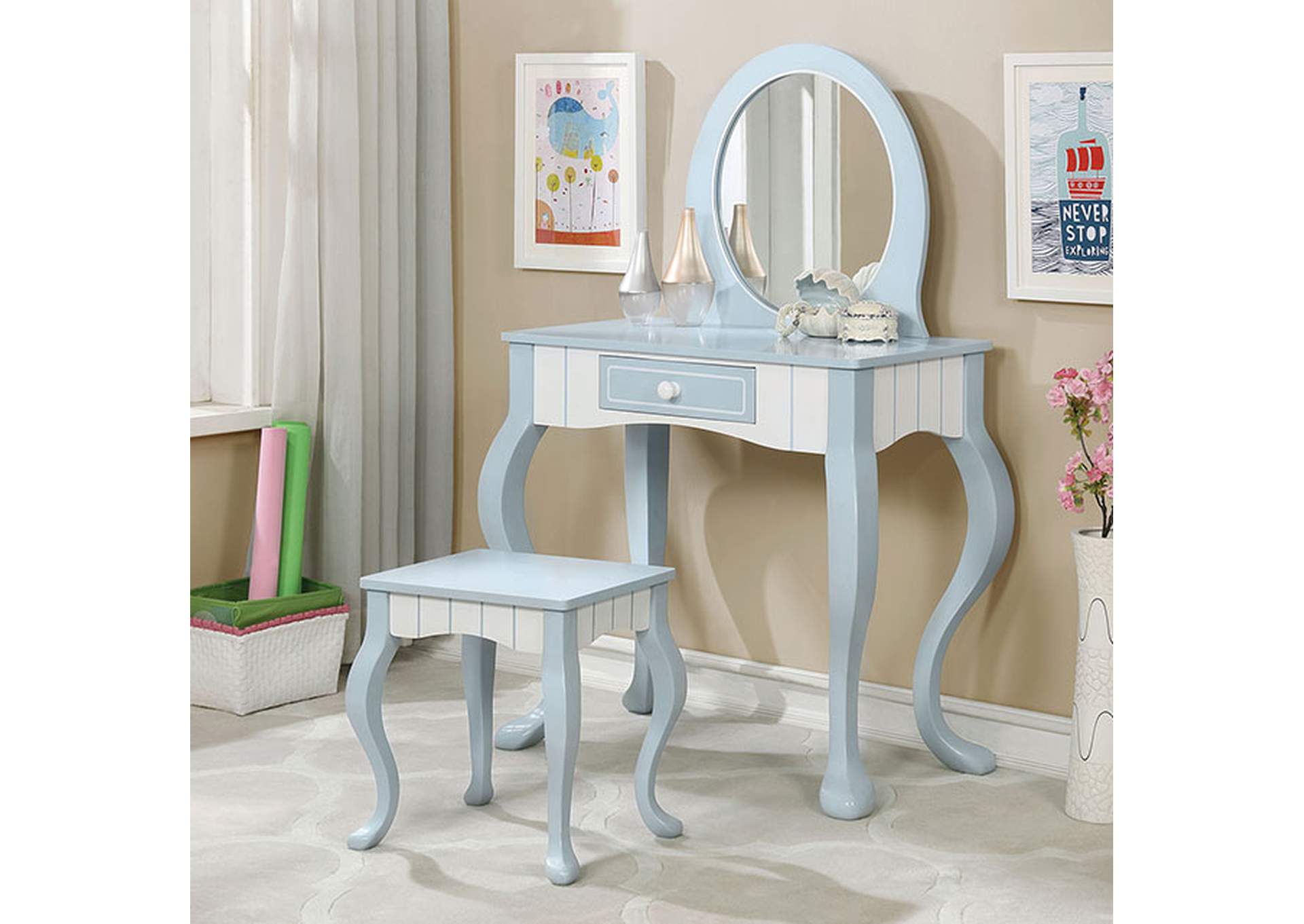 Deana Vanity Table Set,Furniture of America