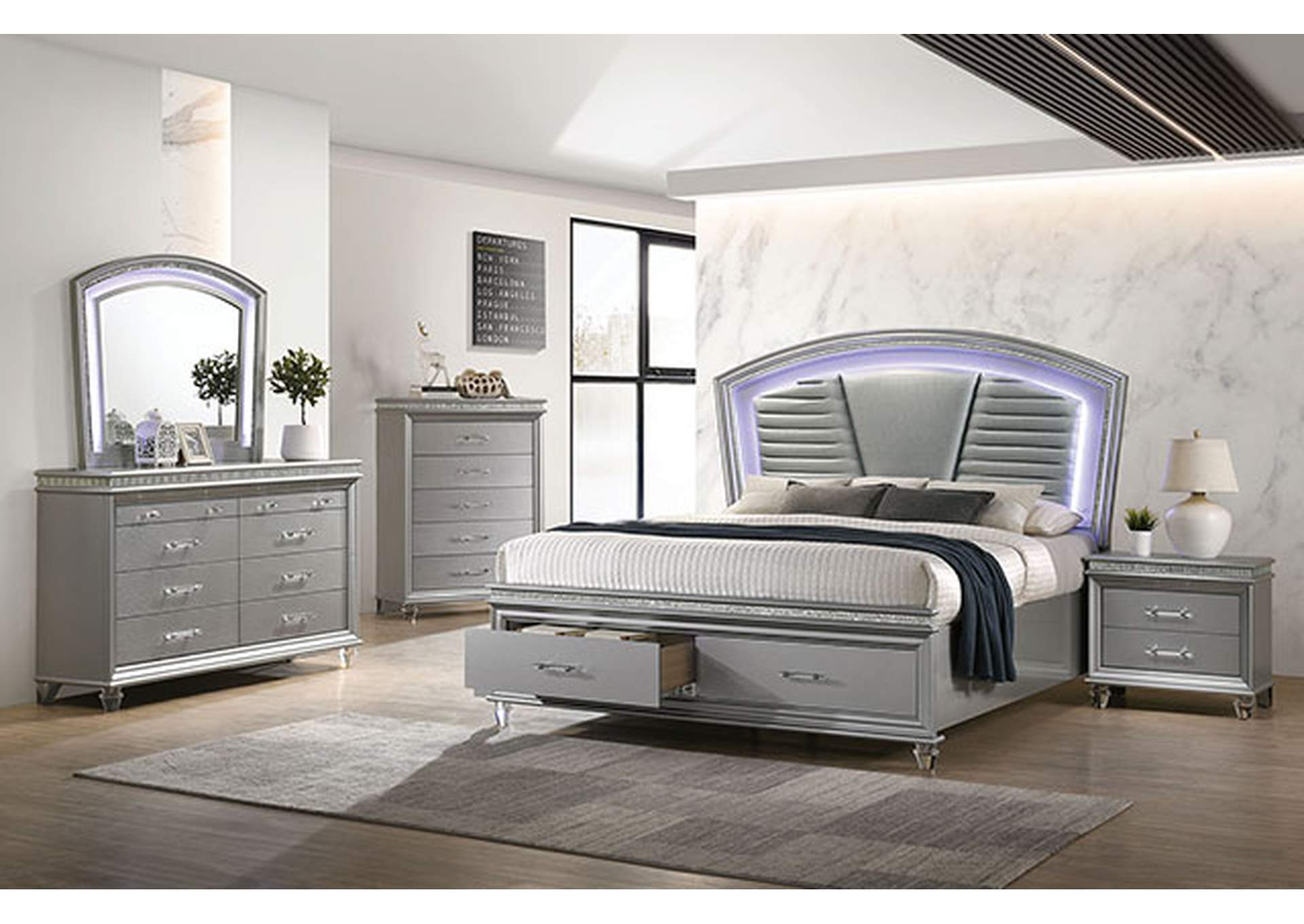 Maddie Queen Bed,Furniture of America