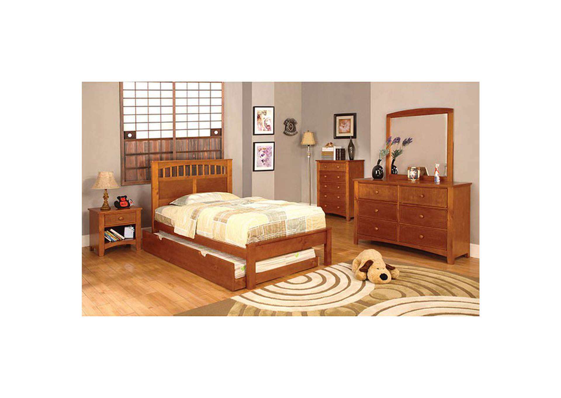 Carus Twin Bed,Furniture of America