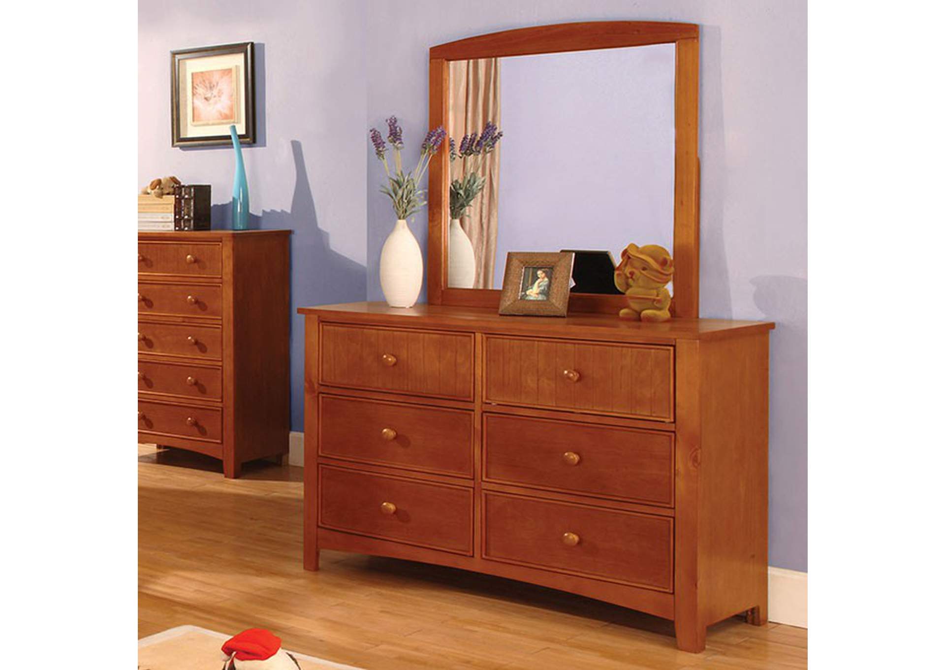 Omnus Oak Dresser,Furniture of America