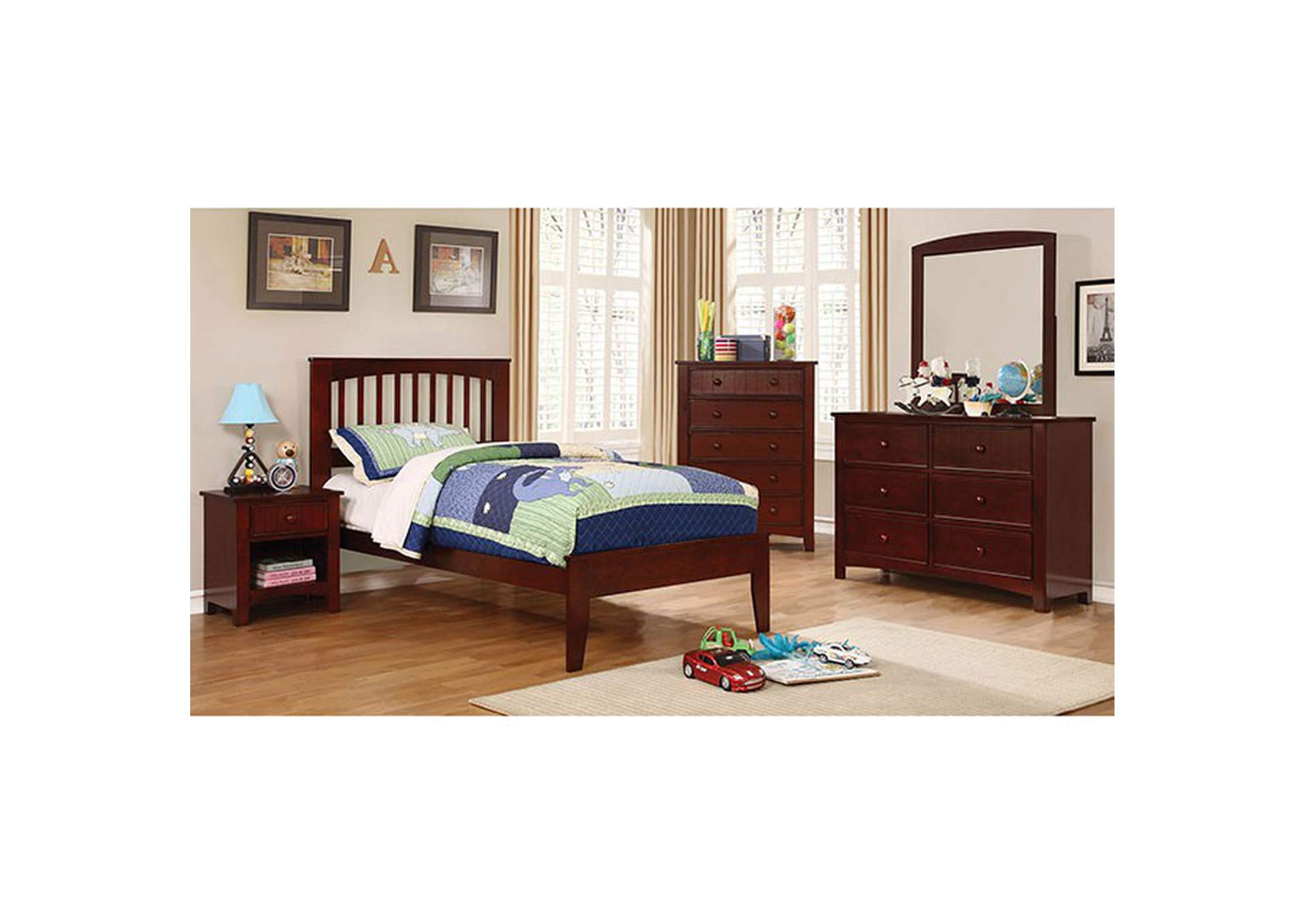Pine Brook Twin Bed,Furniture of America